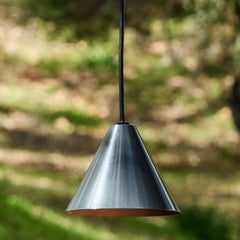Hans-Agne Jakobsson 'Mini-Tratten' Outdoor Pendant in Steel