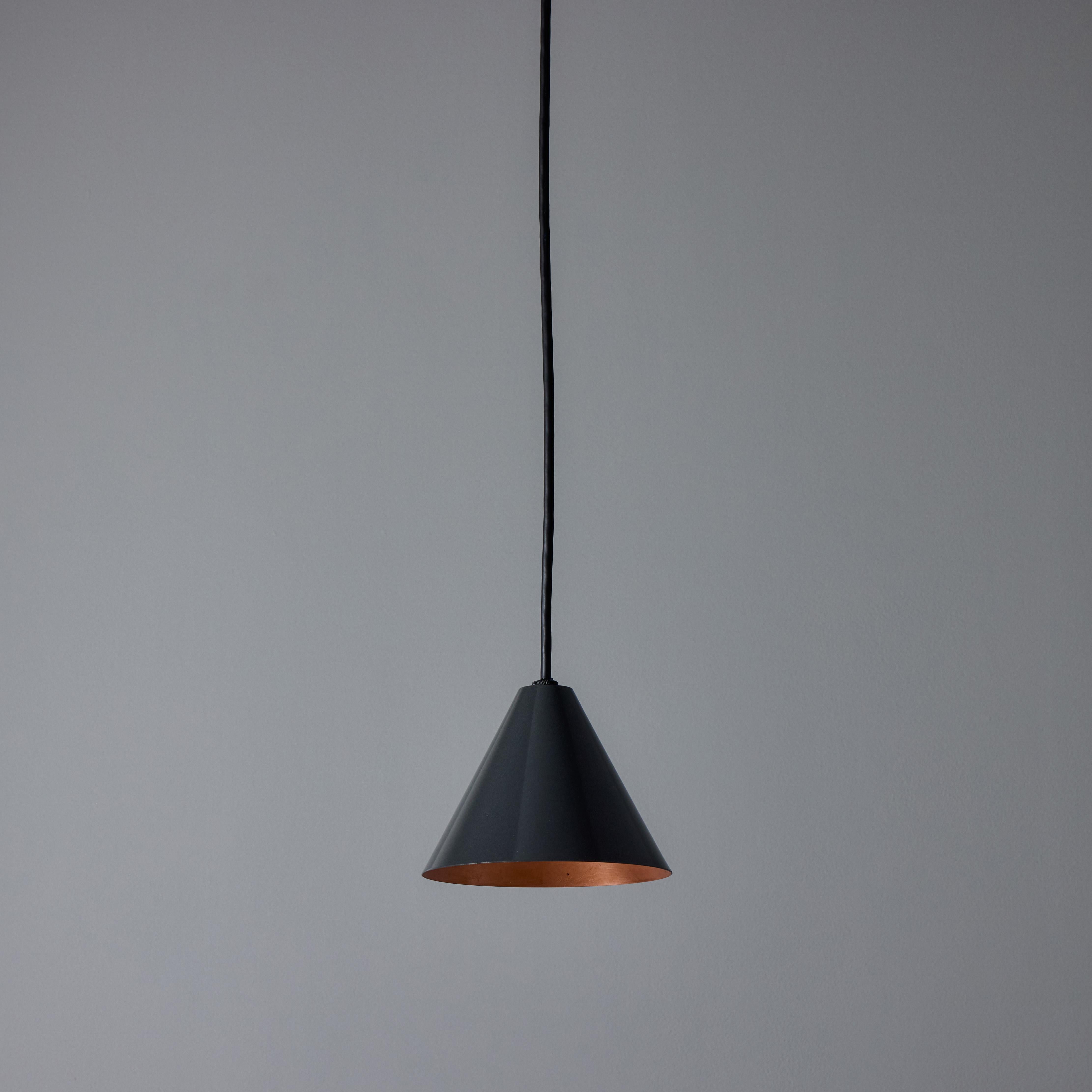 Painted Hans-Agne Jakobsson 'Mini-Tratten' Outdoor Pendant in Steel For Sale