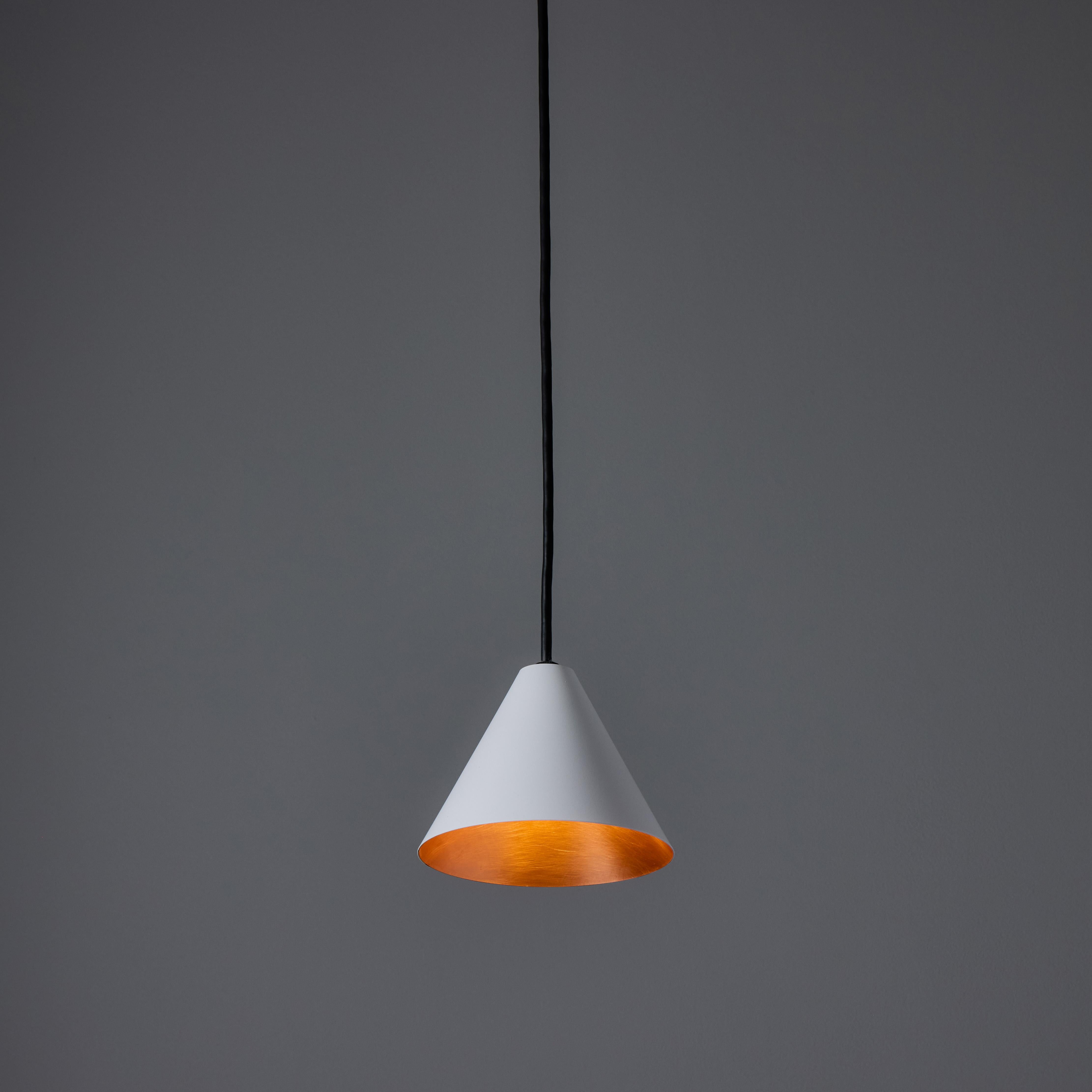 Hans-Agne Jakobsson 'Mini-Tratten' Outdoor Pendant in White For Sale 2