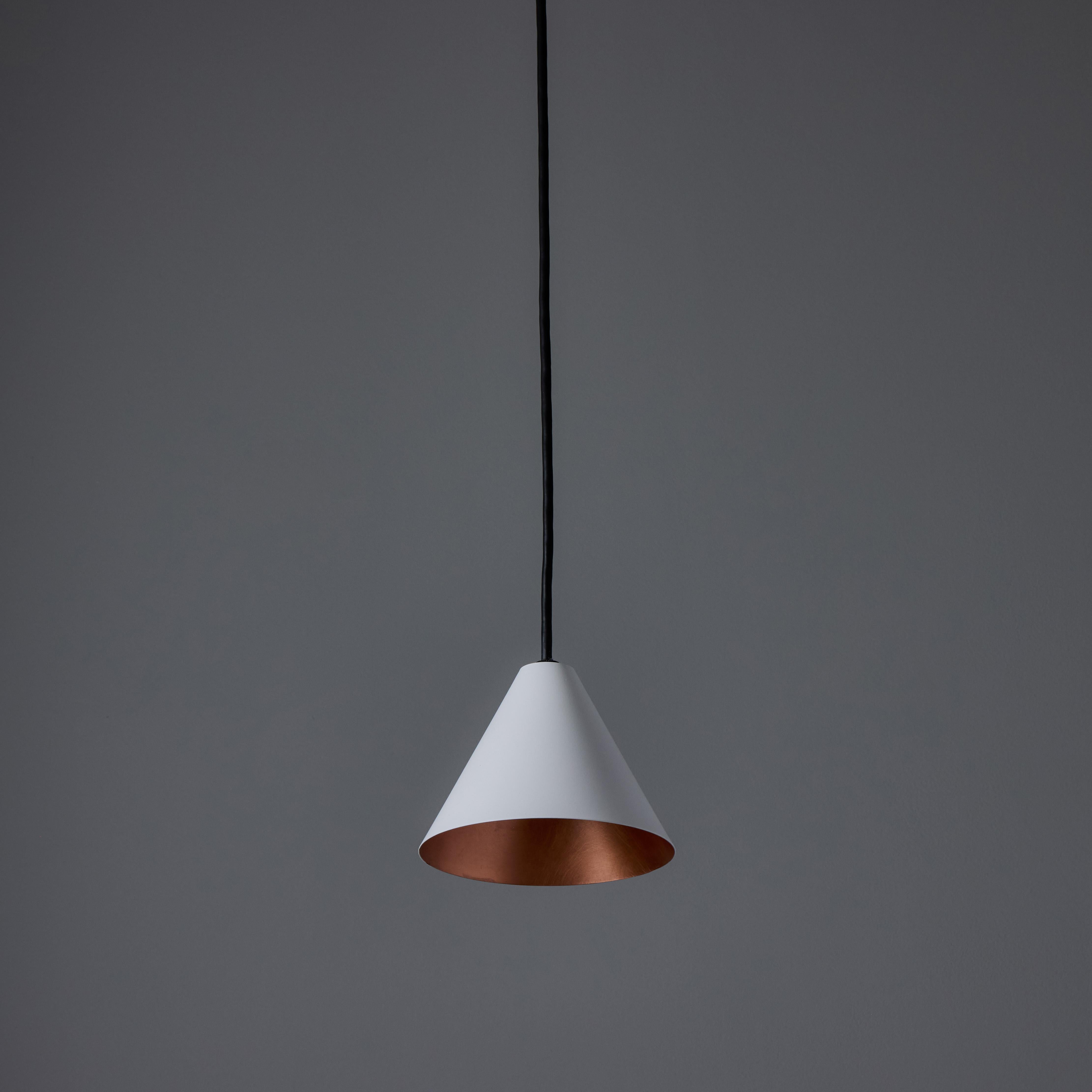 Hans-Agne Jakobsson 'Mini-Tratten' Outdoor Pendant in White For Sale 3