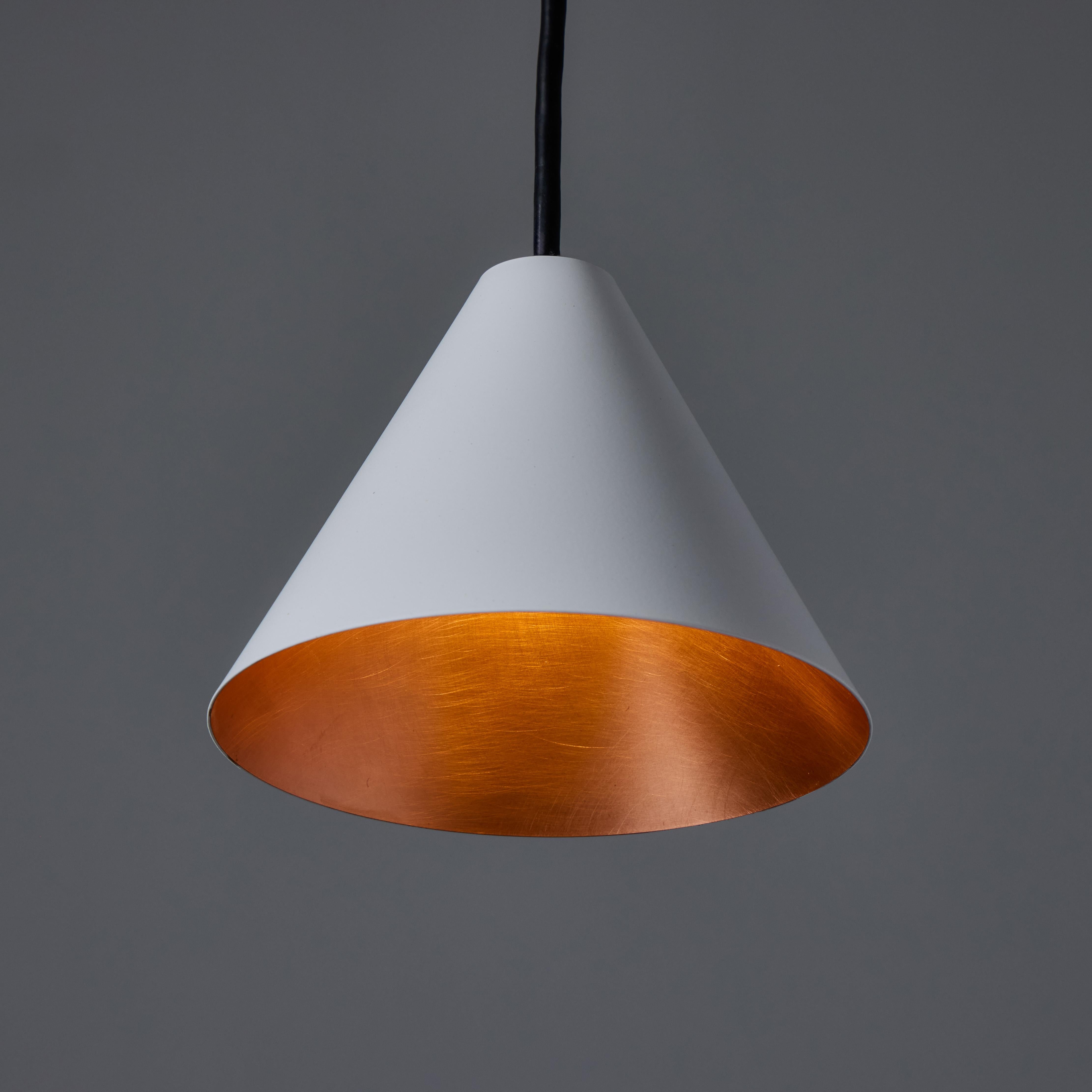 Hans-Agne Jakobsson 'Mini-Tratten' Outdoor Pendant in White For Sale 4