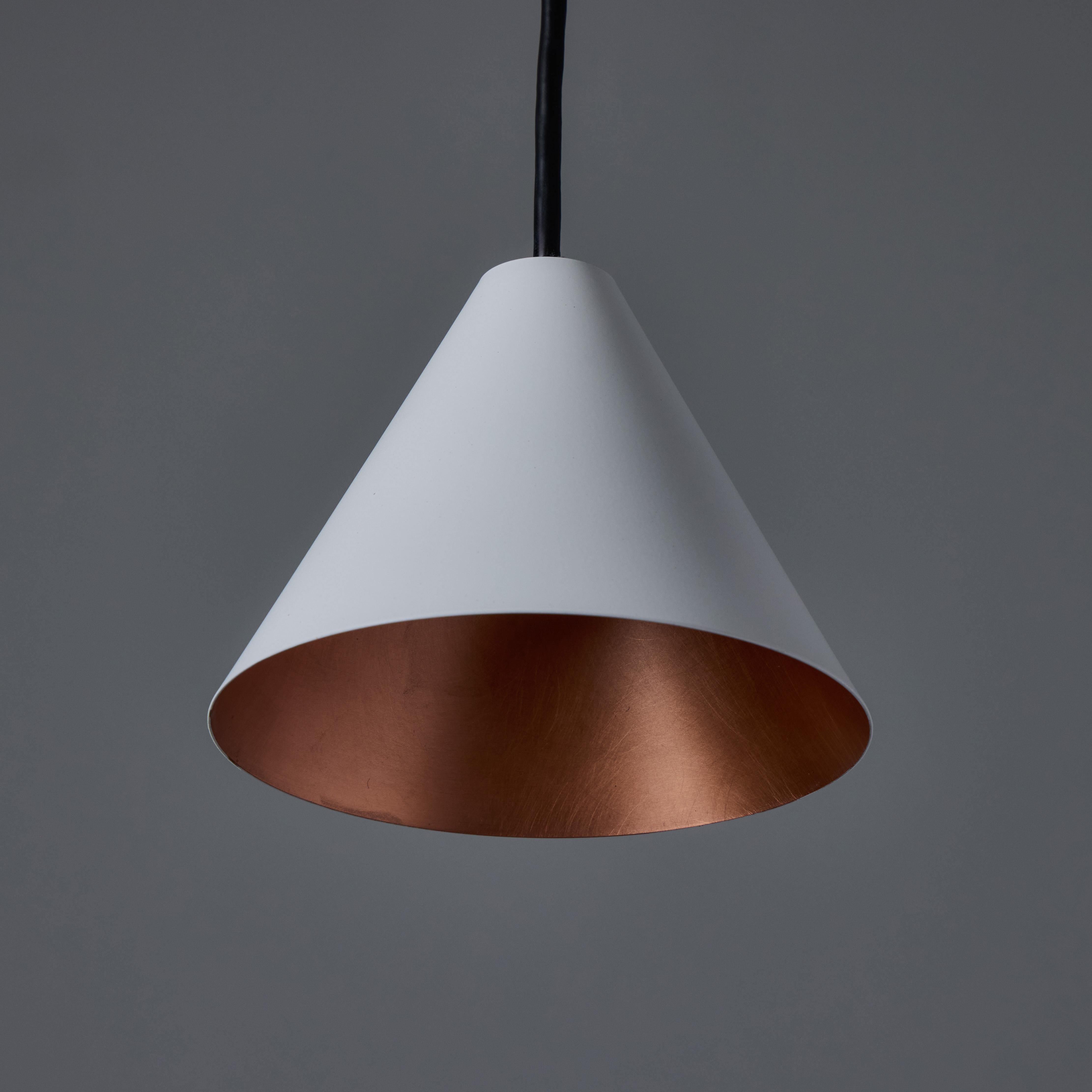 Hans-Agne Jakobsson 'Mini-Tratten' Outdoor Pendant in White For Sale 5