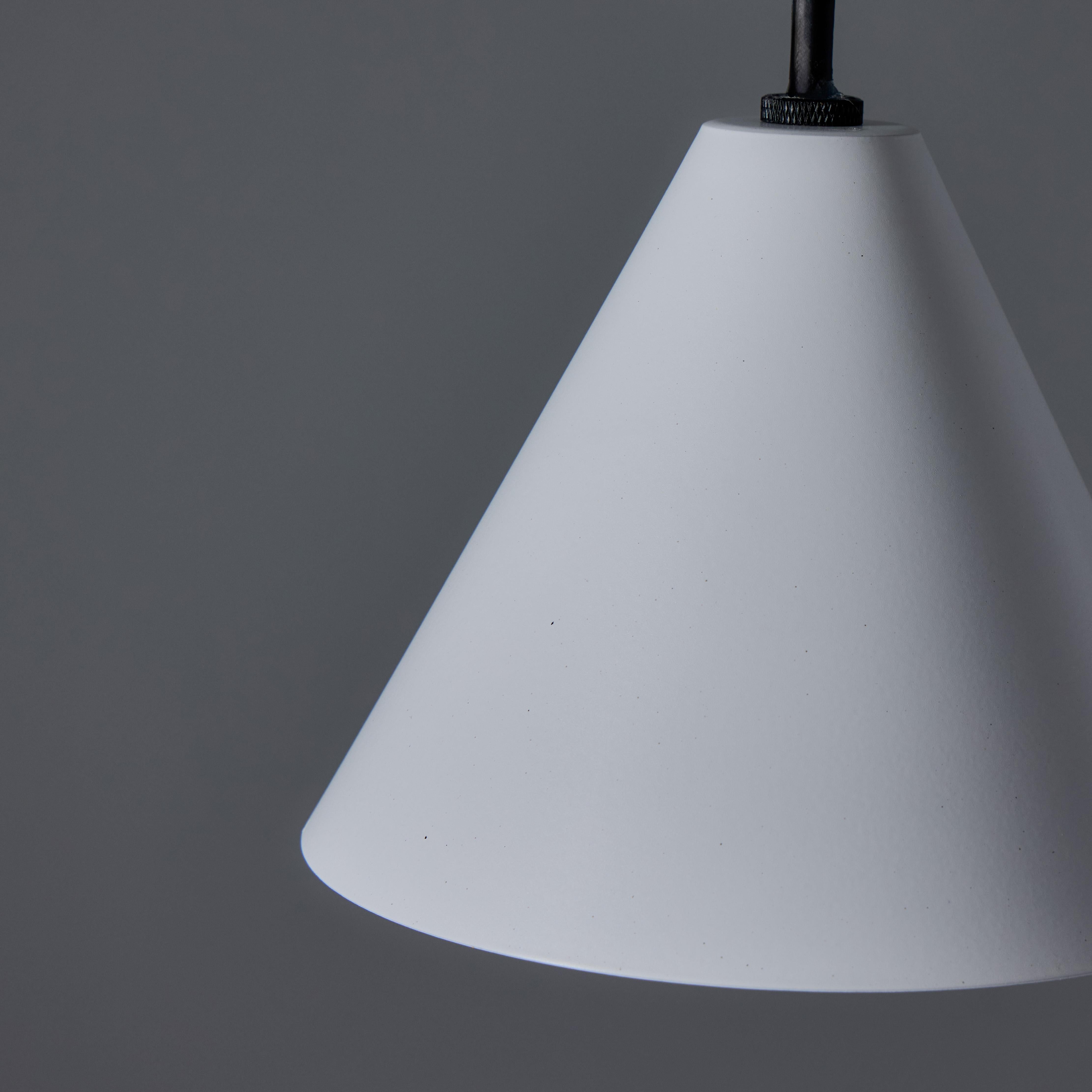 Hans-Agne Jakobsson 'Mini-Tratten' Outdoor Pendant in White For Sale 6