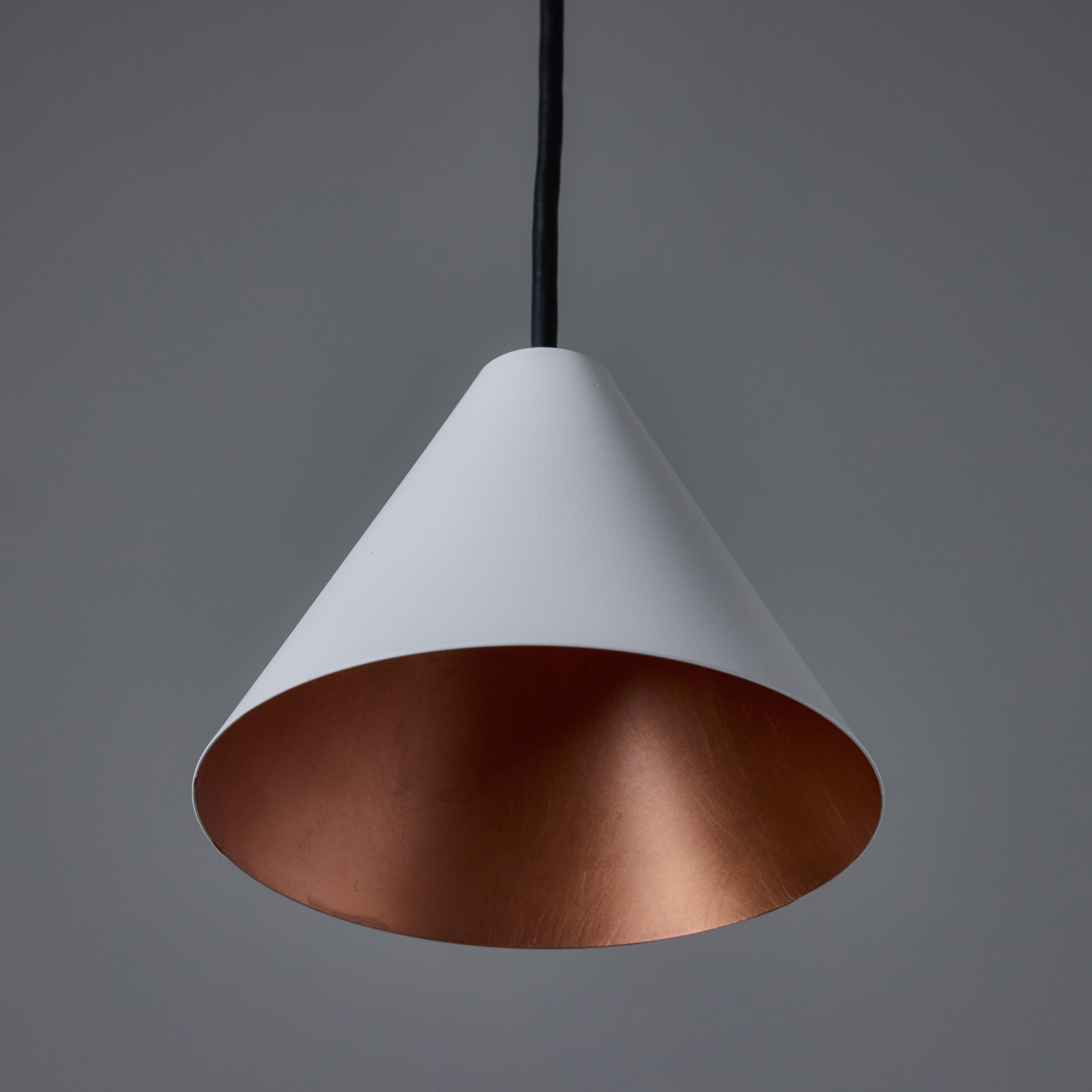 Hans-Agne Jakobsson 'Mini-Tratten' Outdoor Pendant in White For Sale 7