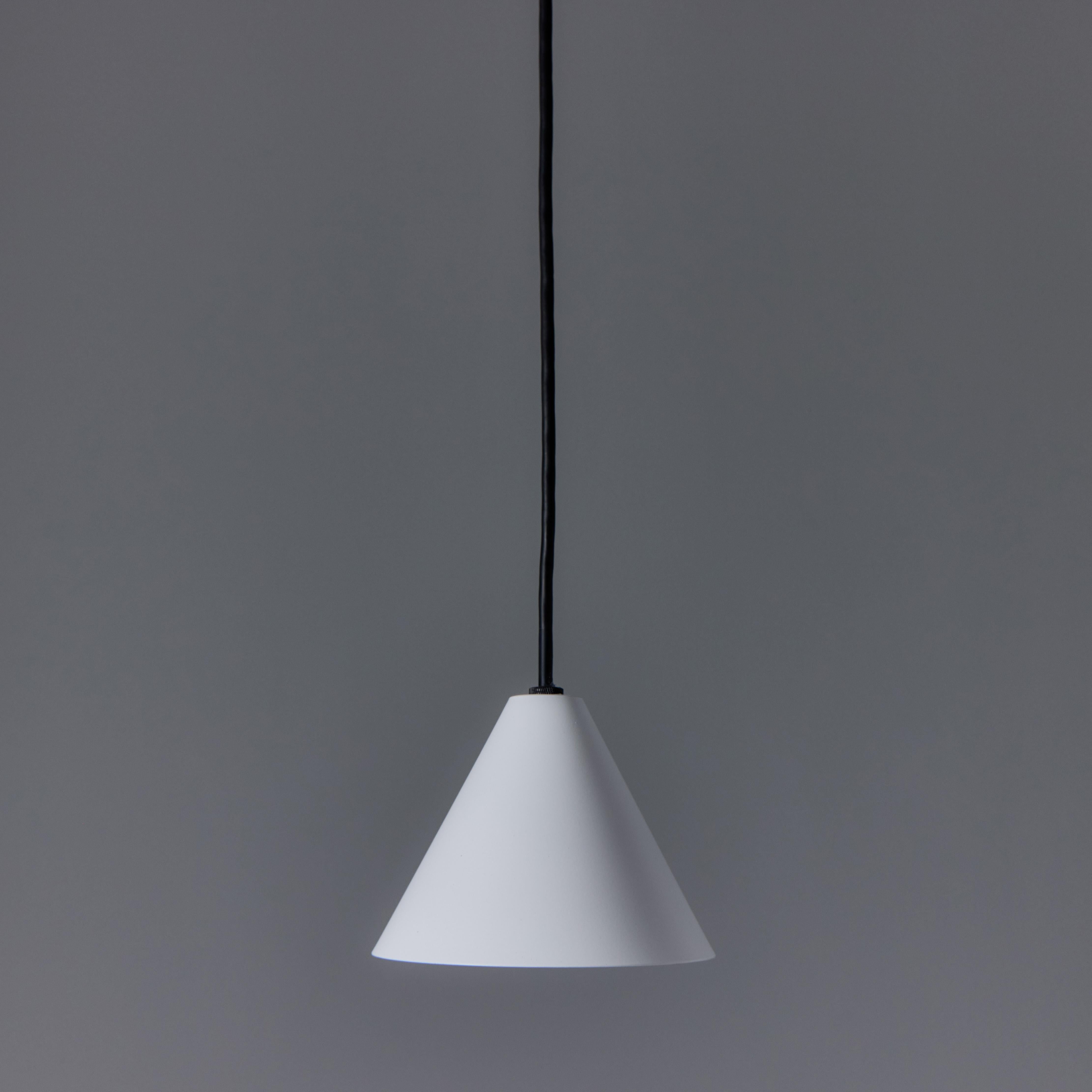 Hans-Agne Jakobsson 'Mini-Tratten' Outdoor Pendant in White For Sale 8