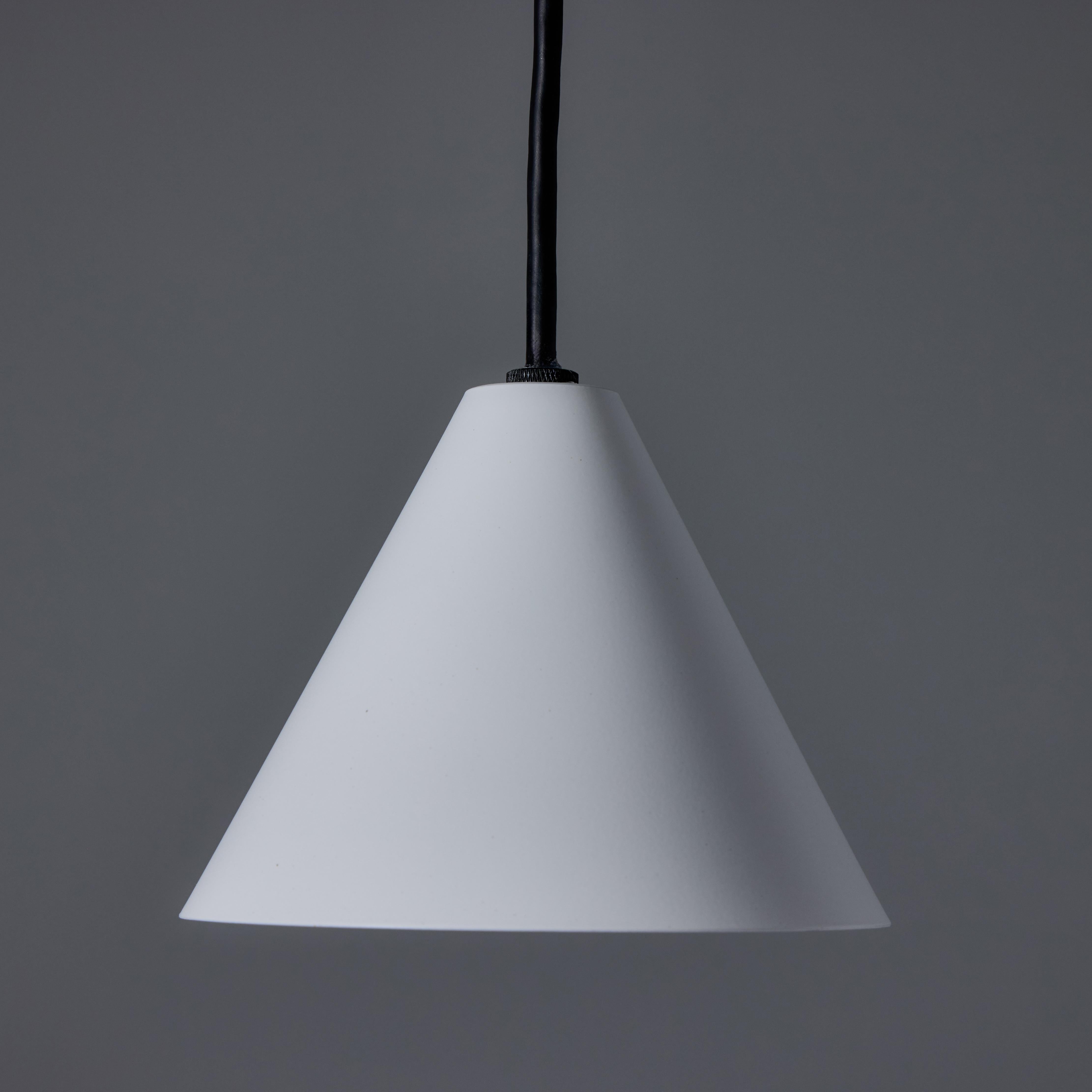Hans-Agne Jakobsson 'Mini-Tratten' Outdoor Pendant in White For Sale 9