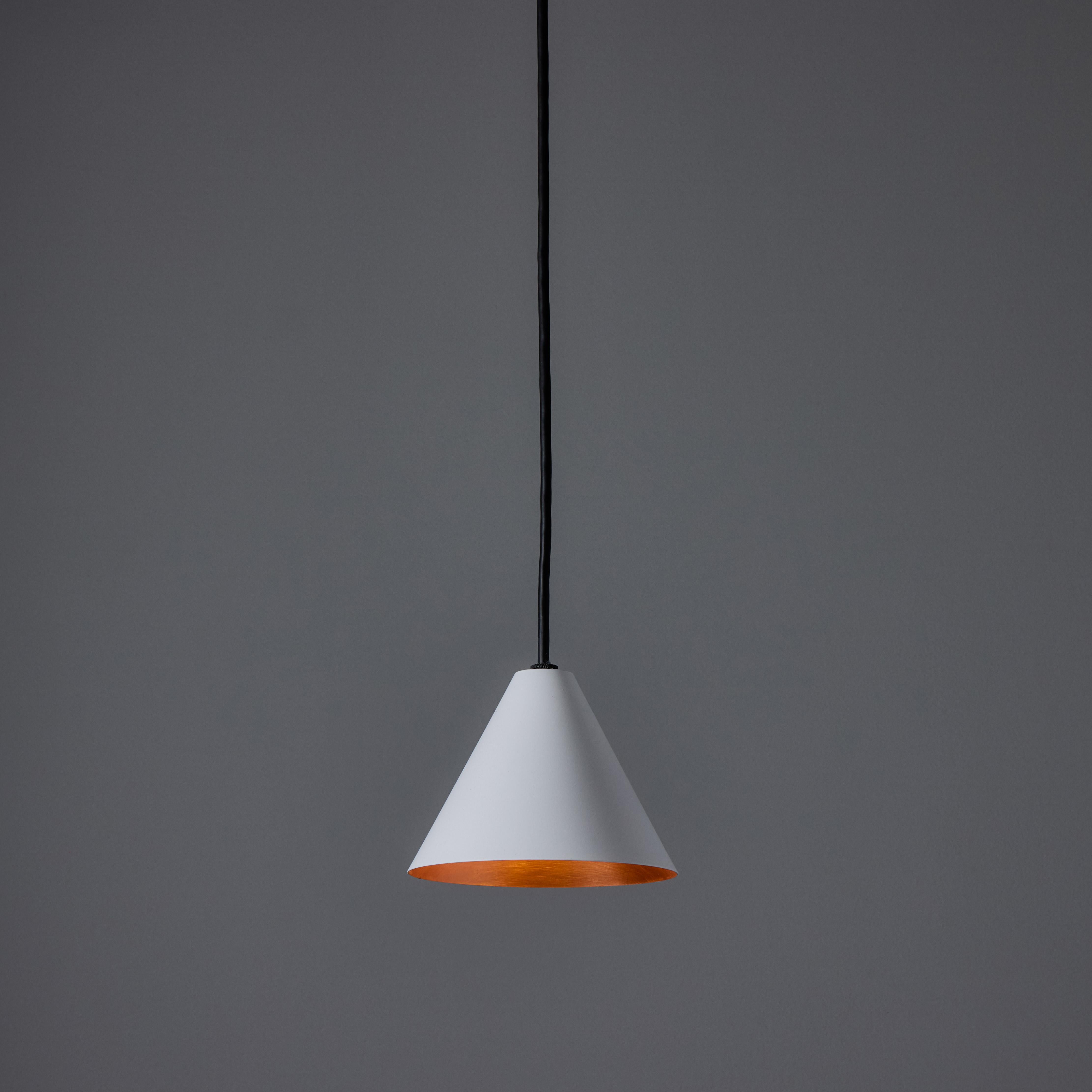 Hans-Agne Jakobsson 'Mini-Tratten' Outdoor Pendant in White For Sale 1