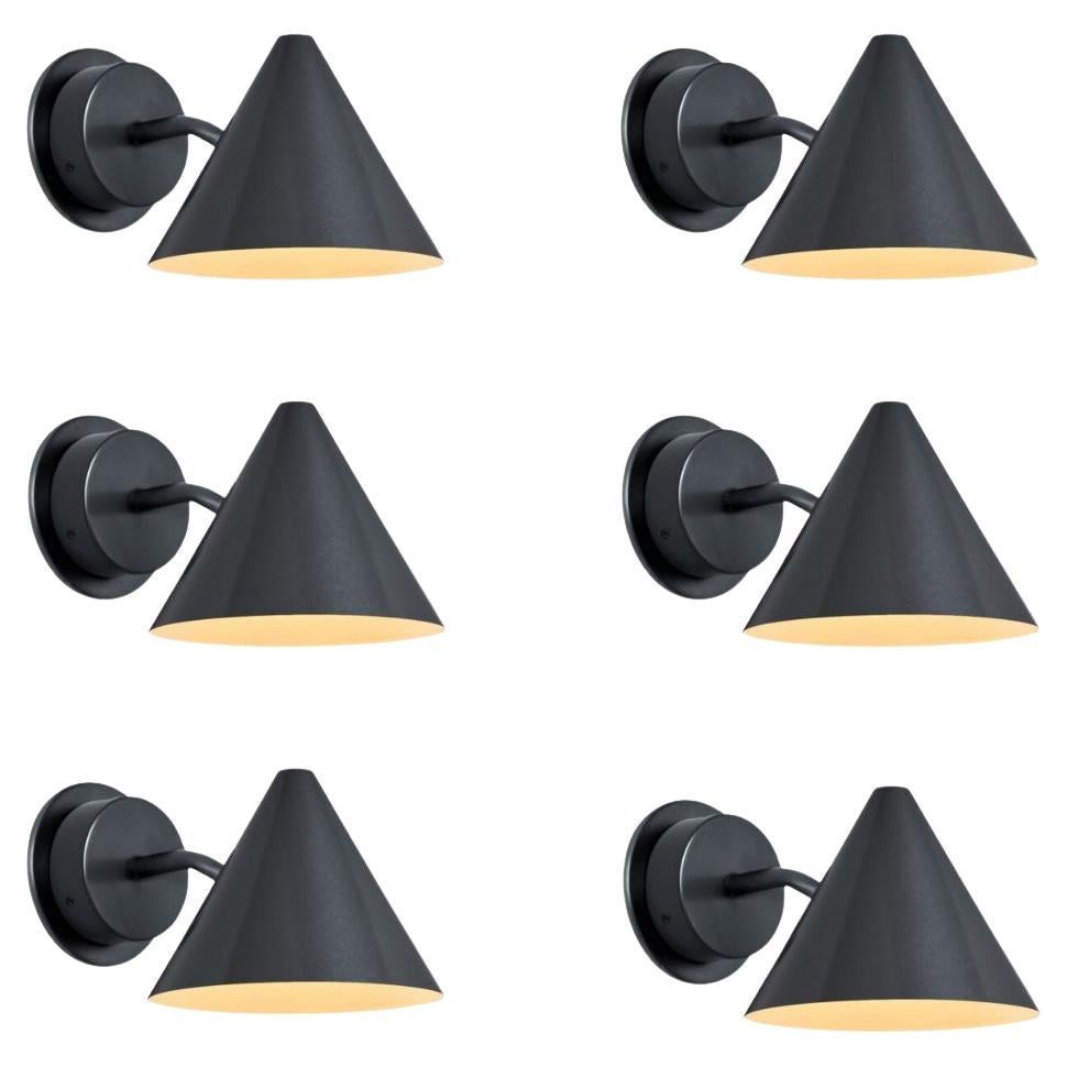 Hans-Agne Jakobsson 'Mini-Tratten' Outdoor Sconce in Painted Steel
