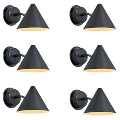 Hans-Agne Jakobsson 'Mini-Tratten' Outdoor Sconce in Painted Steel