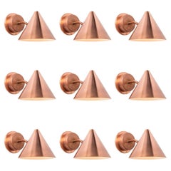 Hans-Agne Jakobsson 'Mini-Tratten' Polished Copper Outdoor Sconce