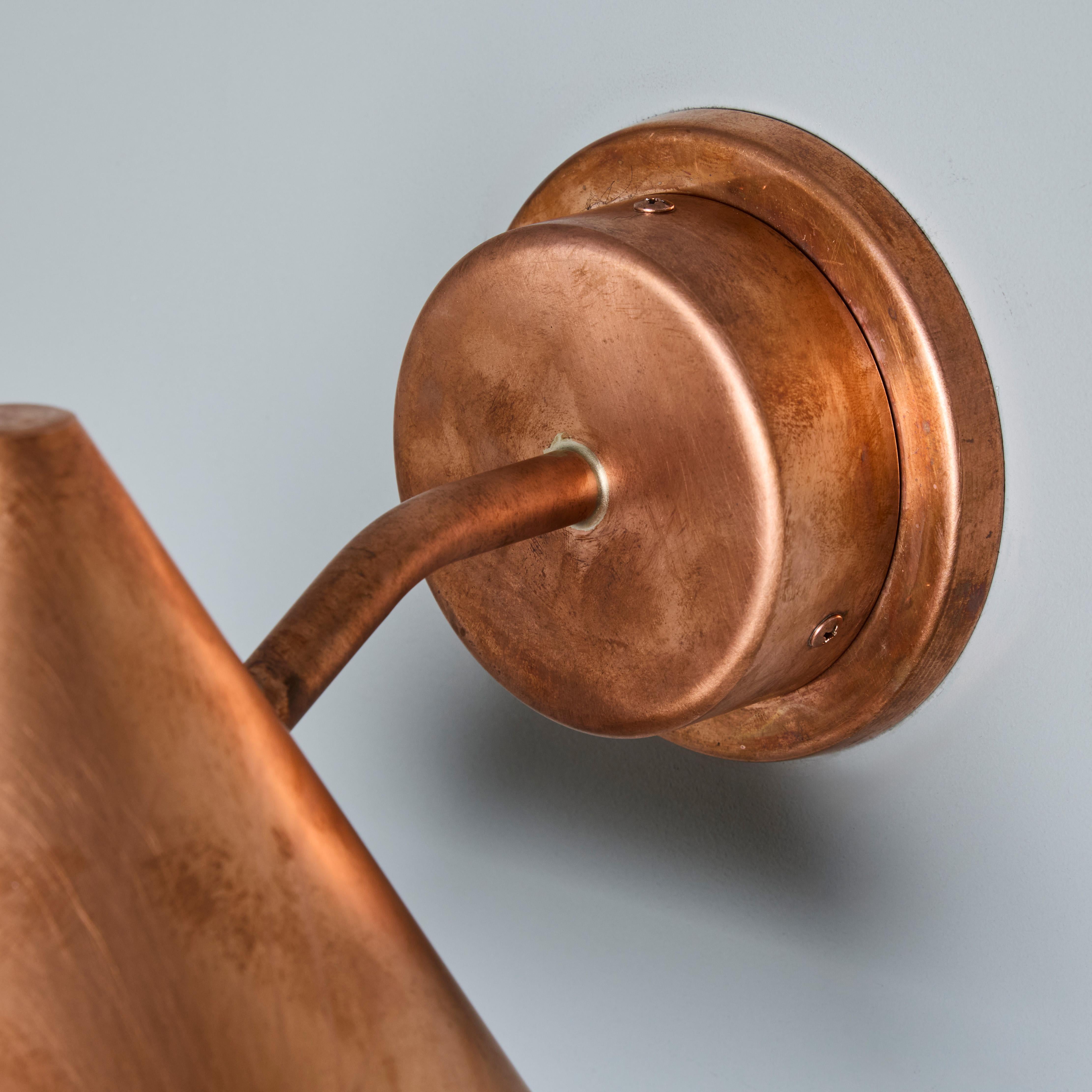 Sconce da esterno in rame grezzo 'Mini-Tratten' di Hans-Agne Jakobsson in vendita 4
