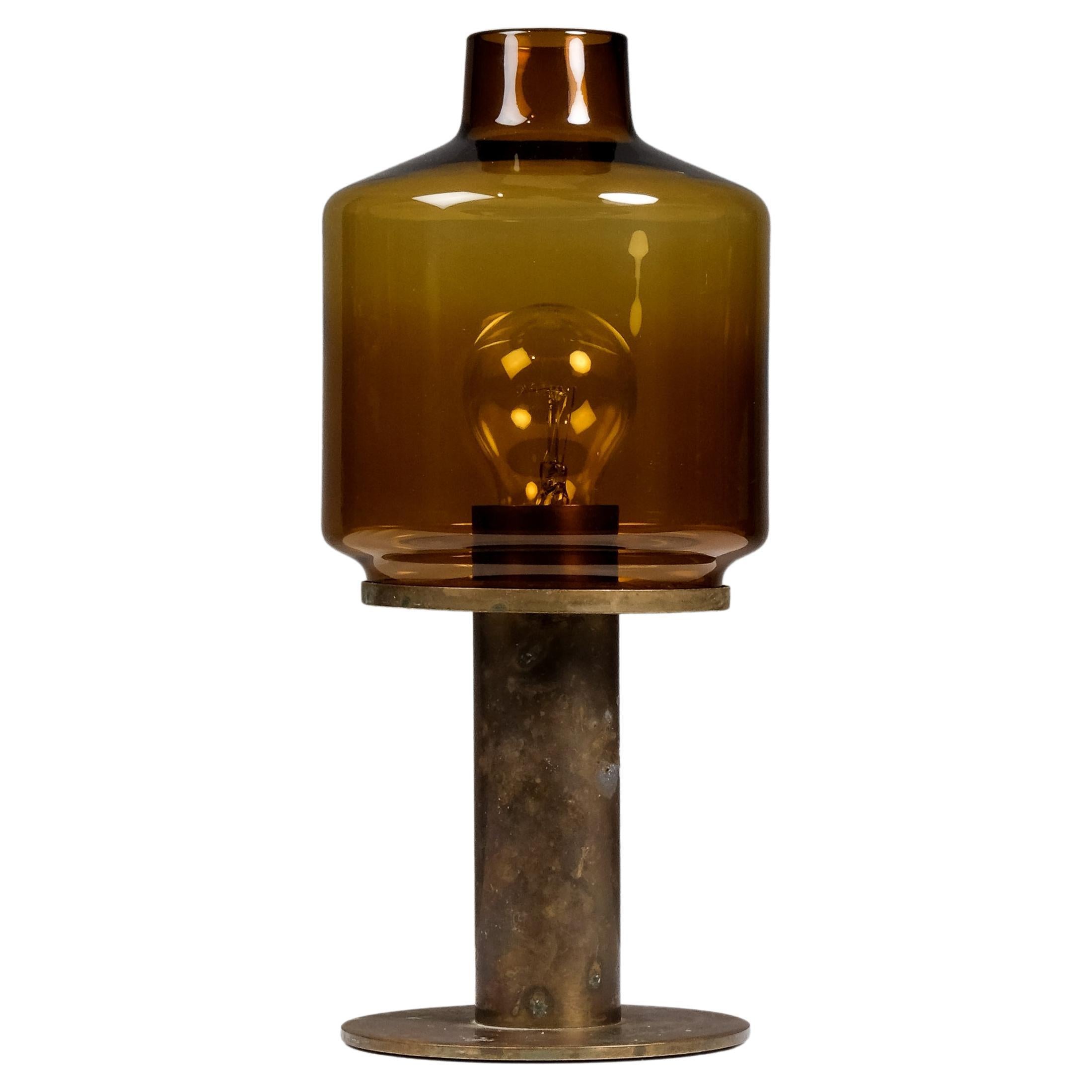 Hans-Agne Jakobsson Model B-102 Brass Table Lamp, 1960s