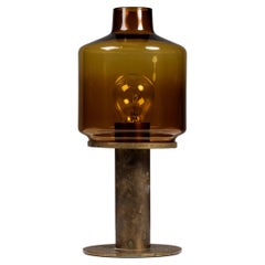 Lampada da tavolo in ottone Hans-Agne Jakobsson Model B-102, anni '60