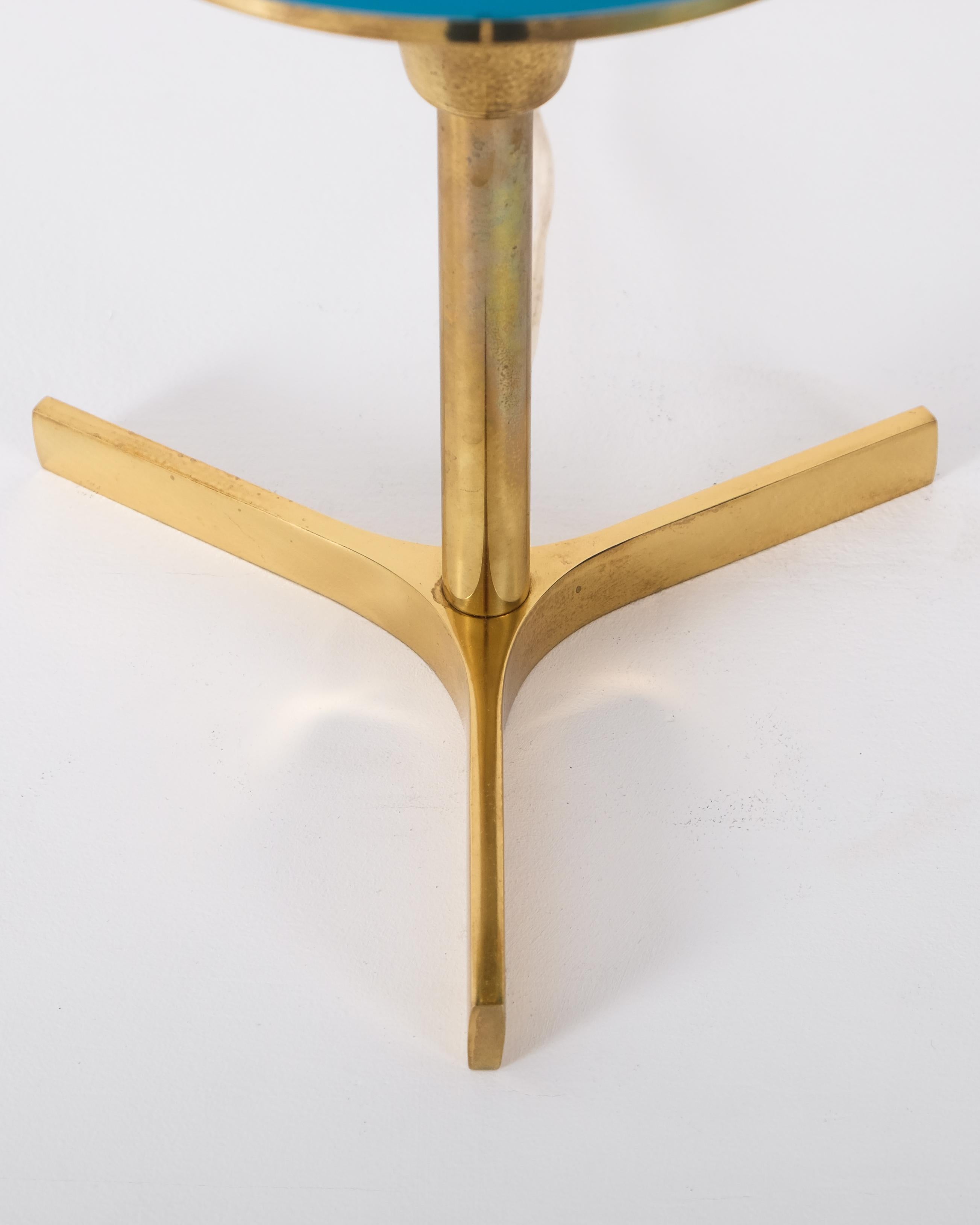 Hans-Agne Jakobsson, Tischlampe Modell B-125 aus Messing, 1960er-Jahre im Zustand „Gut“ im Angebot in Stockholm, SE