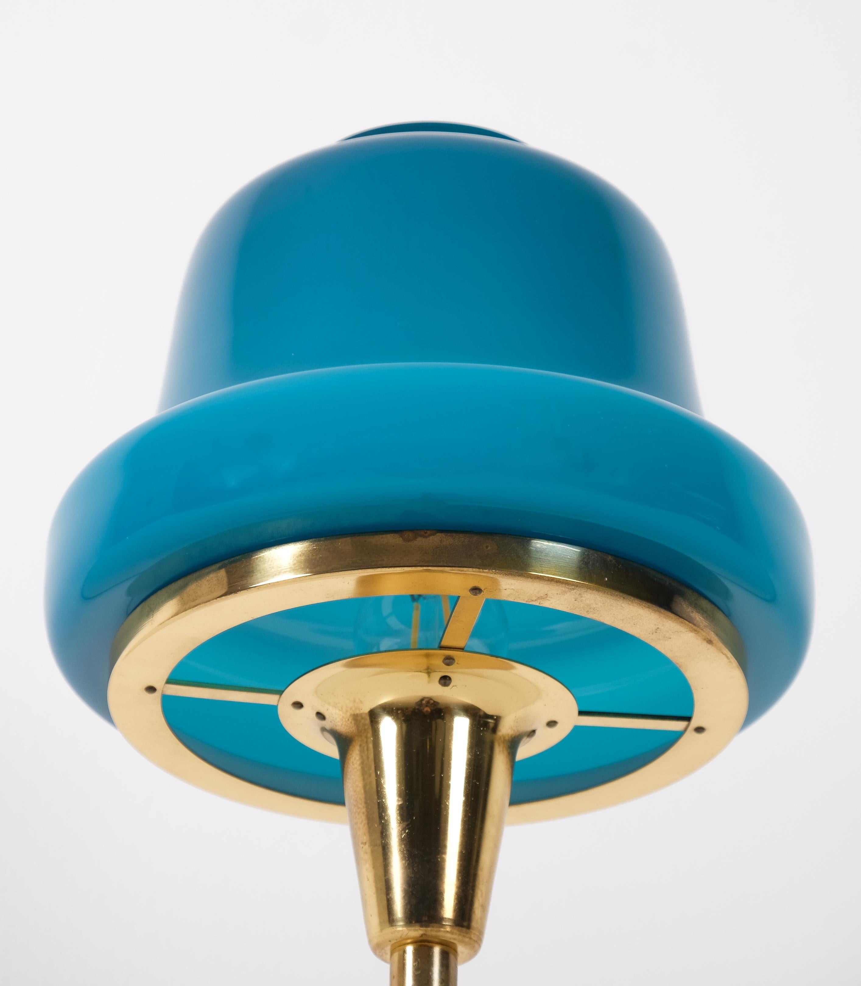 Hans-Agne Jakobsson, Tischlampe Modell B-125 aus Messing, 1960er-Jahre im Angebot 2