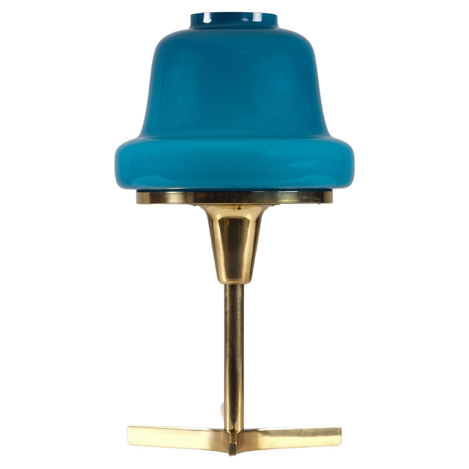Hans-Agne Jakobsson, Tischlampe Modell B-125 aus Messing, 1960er-Jahre