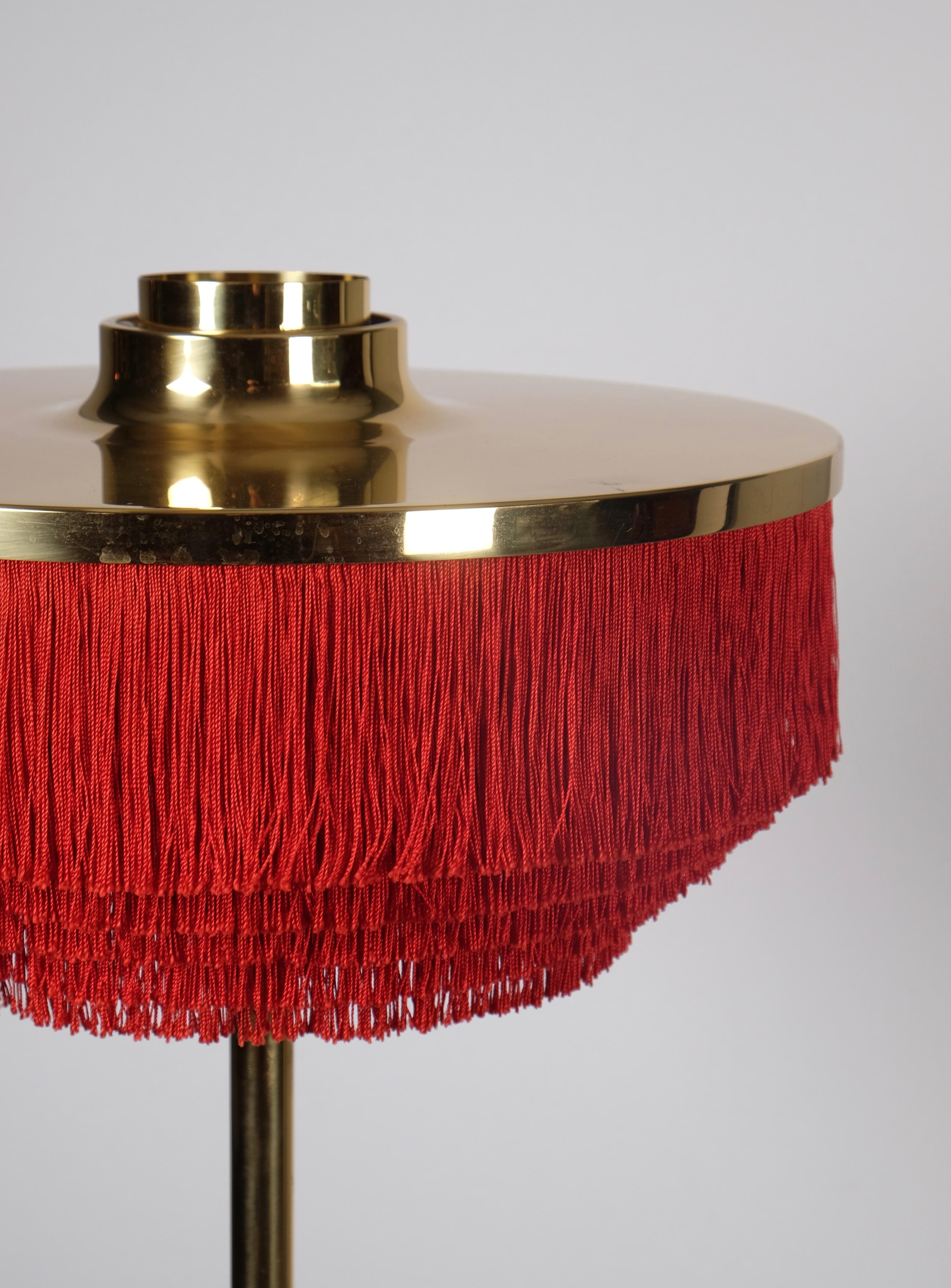 Mid-20th Century Hans-Agne Jakobsson Model B-138 Brass Table Lamp, 1960s For Sale