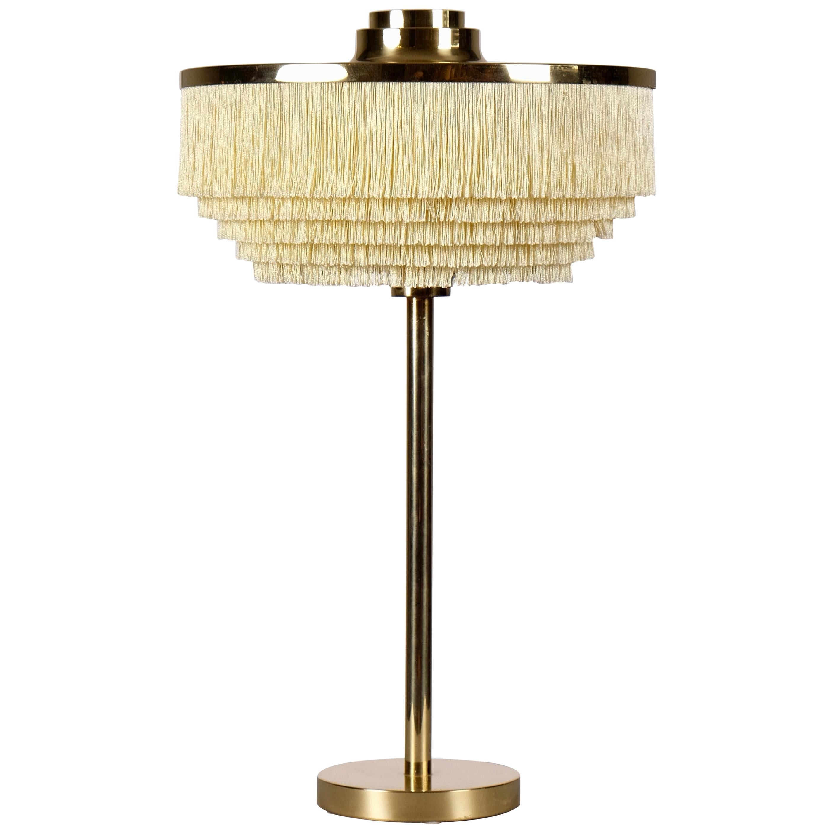 Hans-Agne Jakobsson Model B-138 Brass Table Lamp, 1960s