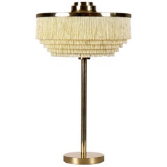 Hans-Agne Jakobsson Model B-138 Brass Table Lamp, 1960s