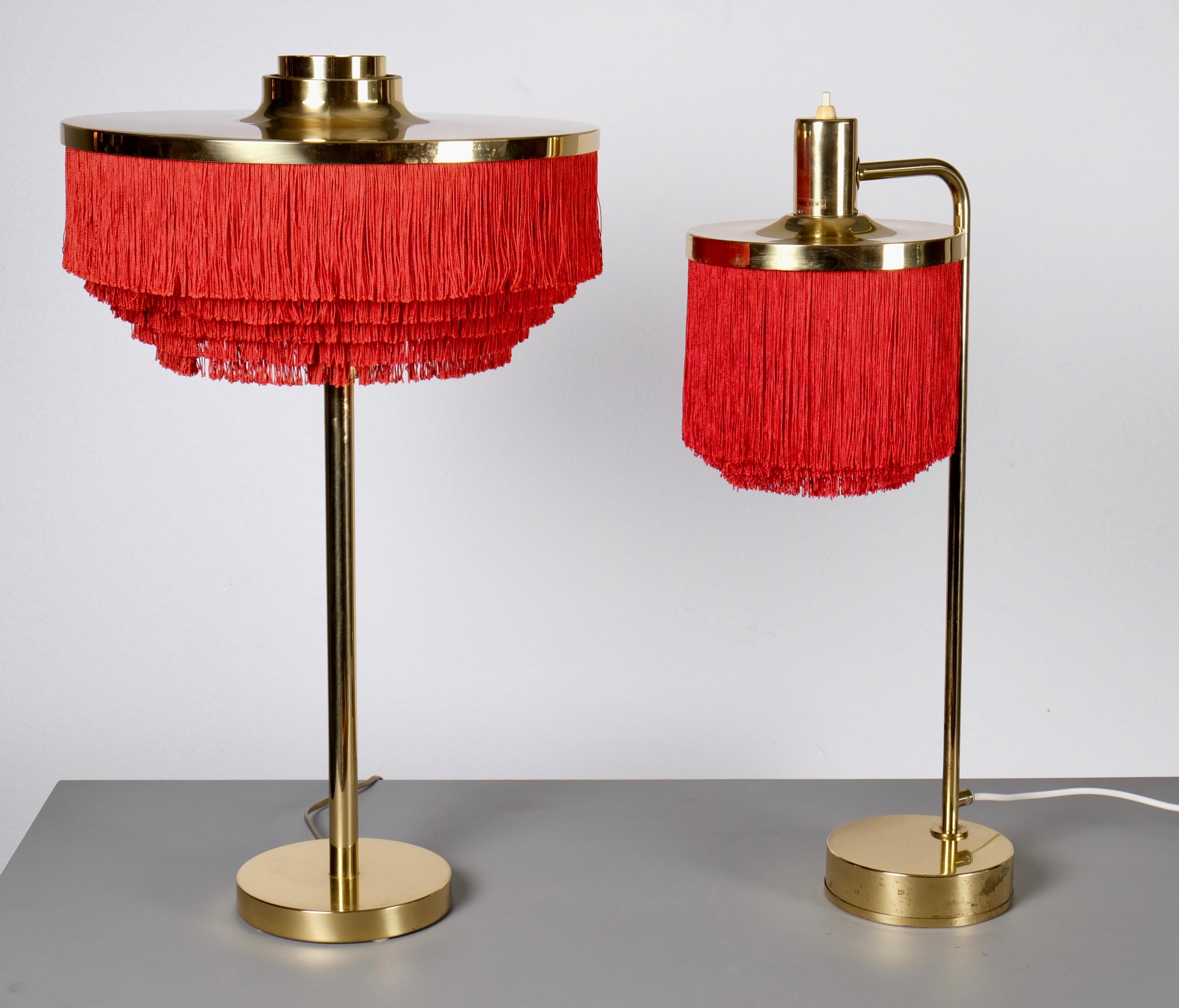 Hans-Agne Jakobsson Model B-140 Brass Table Lamp, 1960s For Sale 6