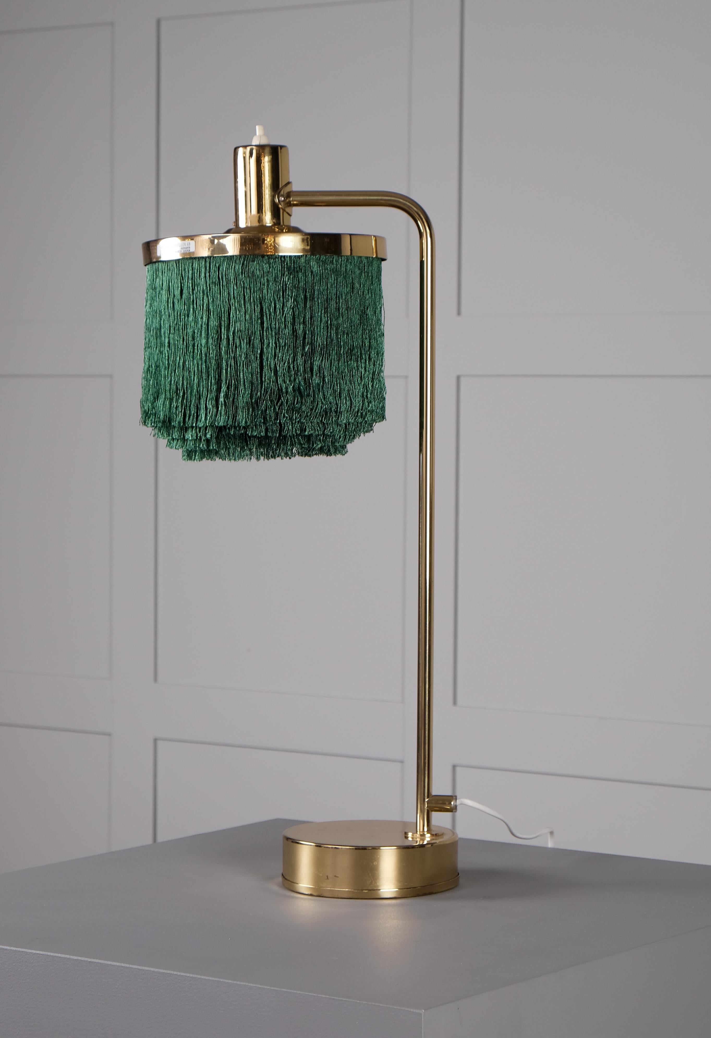 Hans-Agne Jakobsson Model B-140 Brass Table Lamp, 1960s For Sale 1