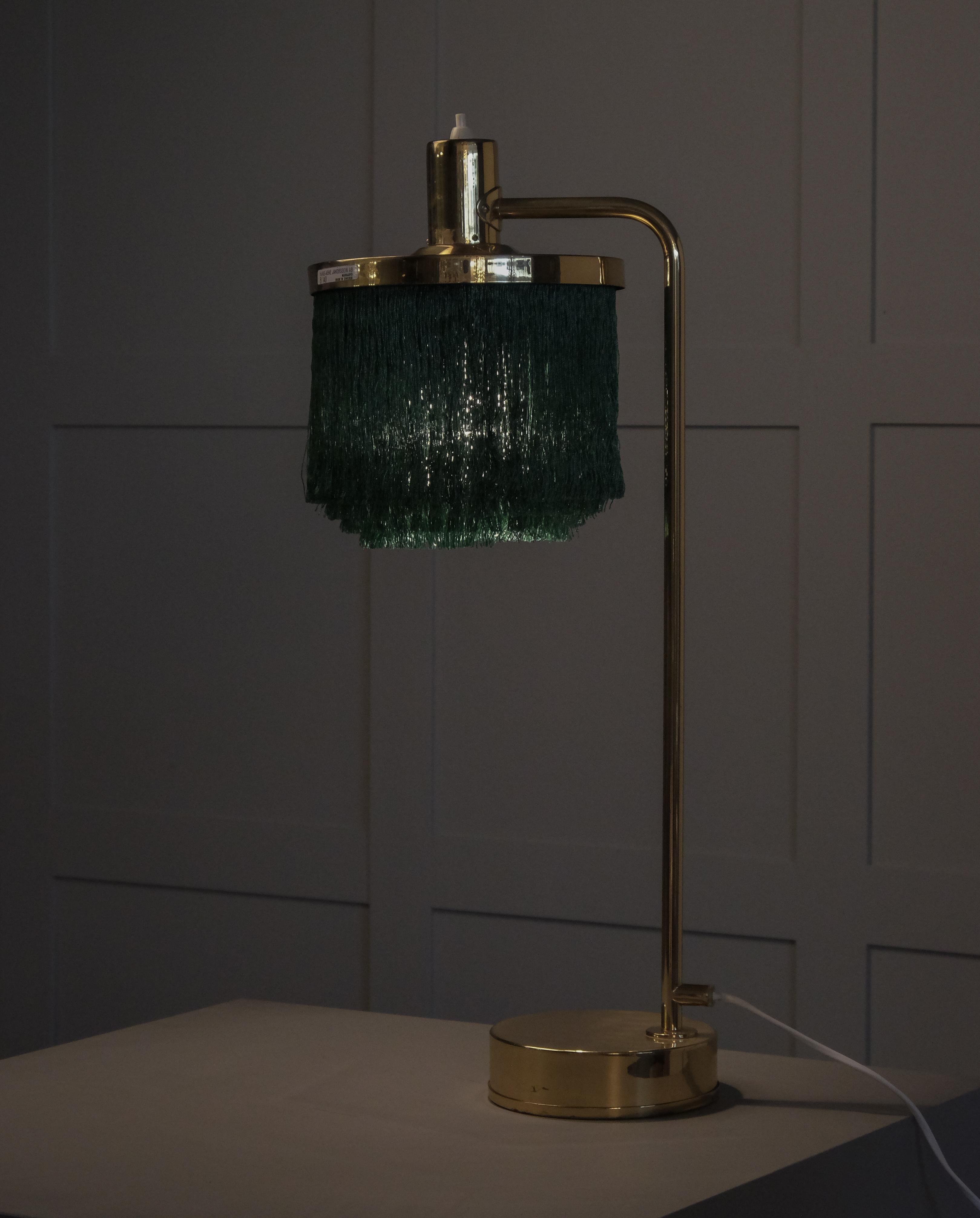 Hans-Agne Jakobsson Model B-140 Brass Table Lamp, 1960s For Sale 3