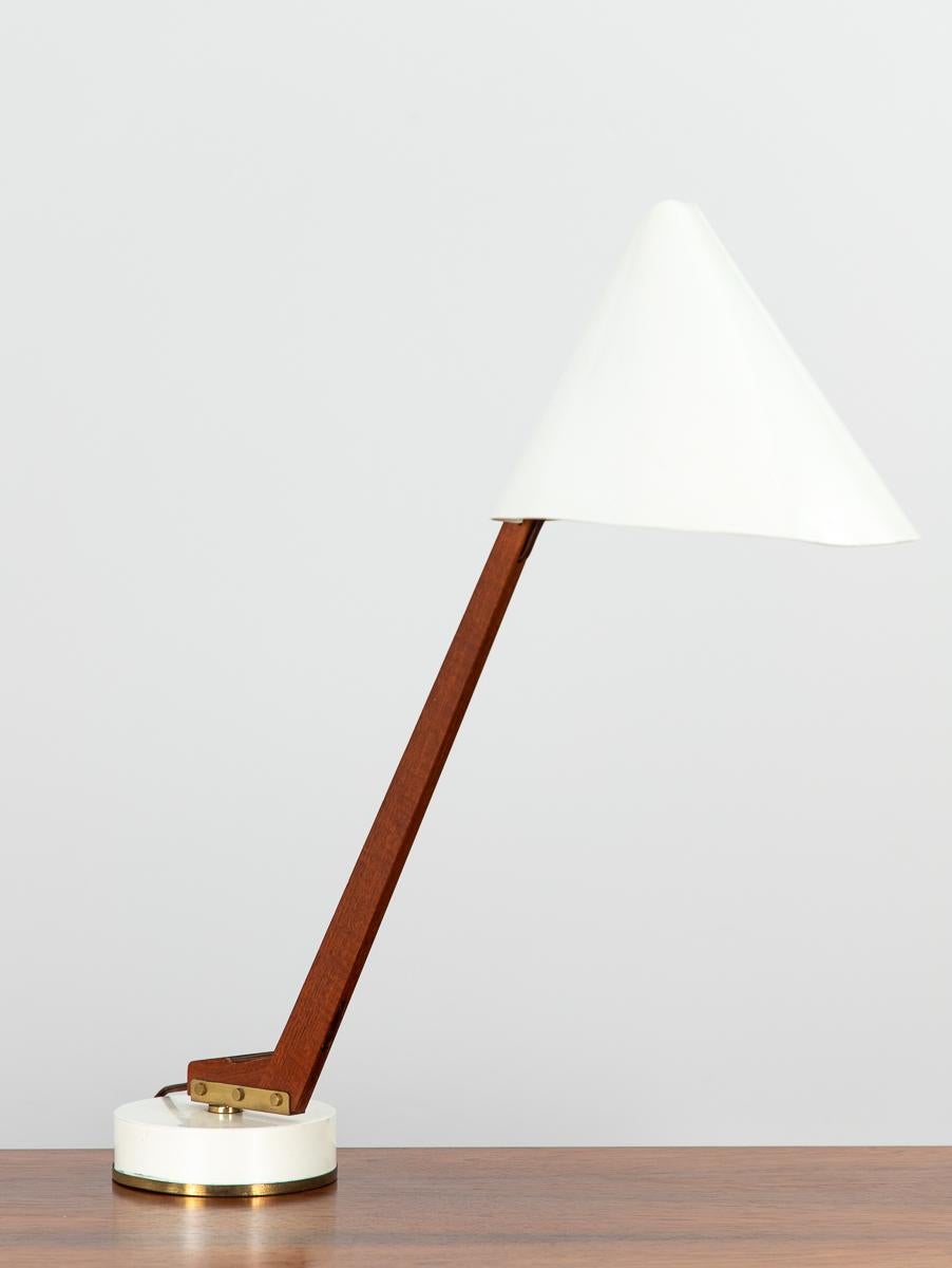 Hans Agne Jakobsson Model B-54 Lamp for Markaryd In Good Condition For Sale In Brooklyn, NY