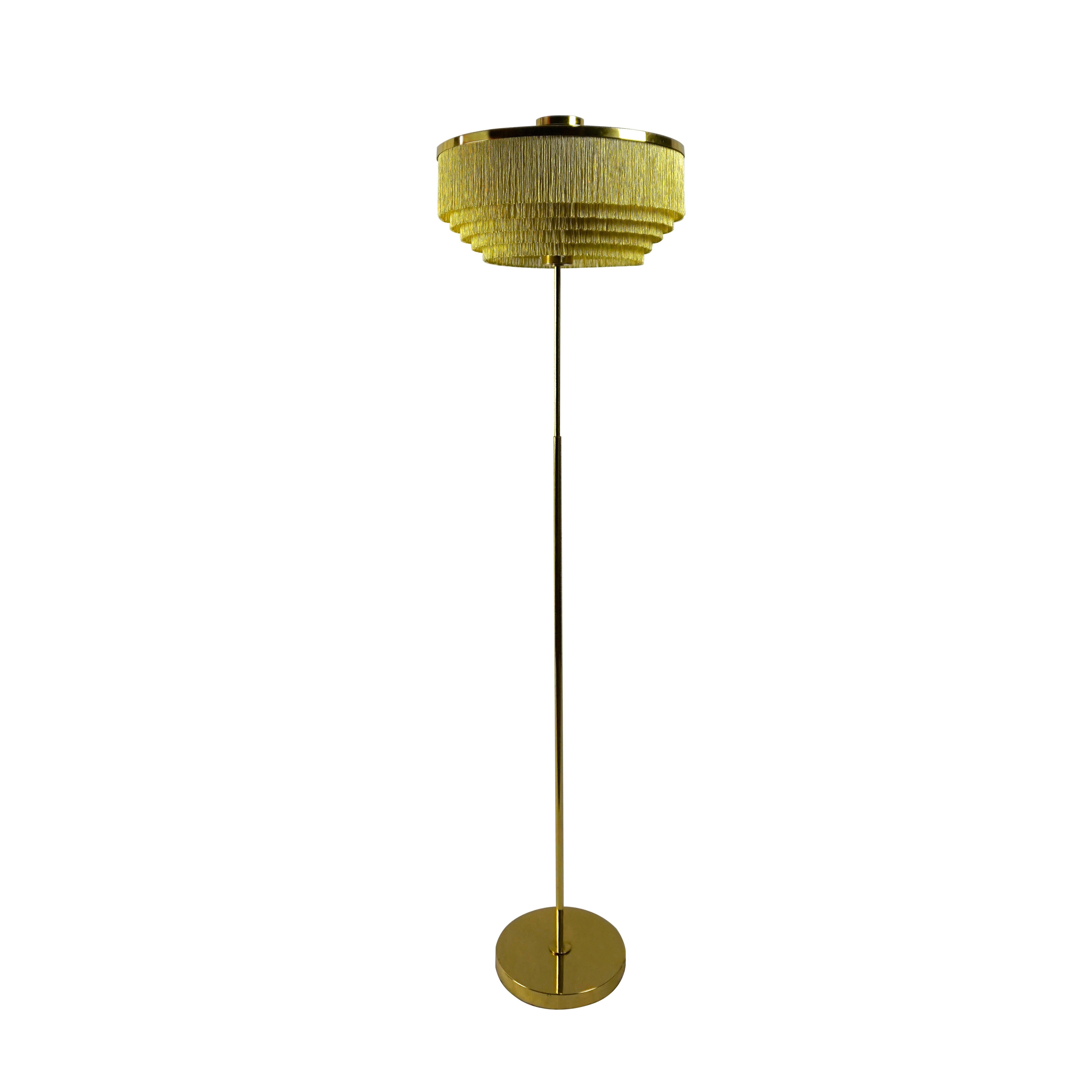 fringed floor lamp