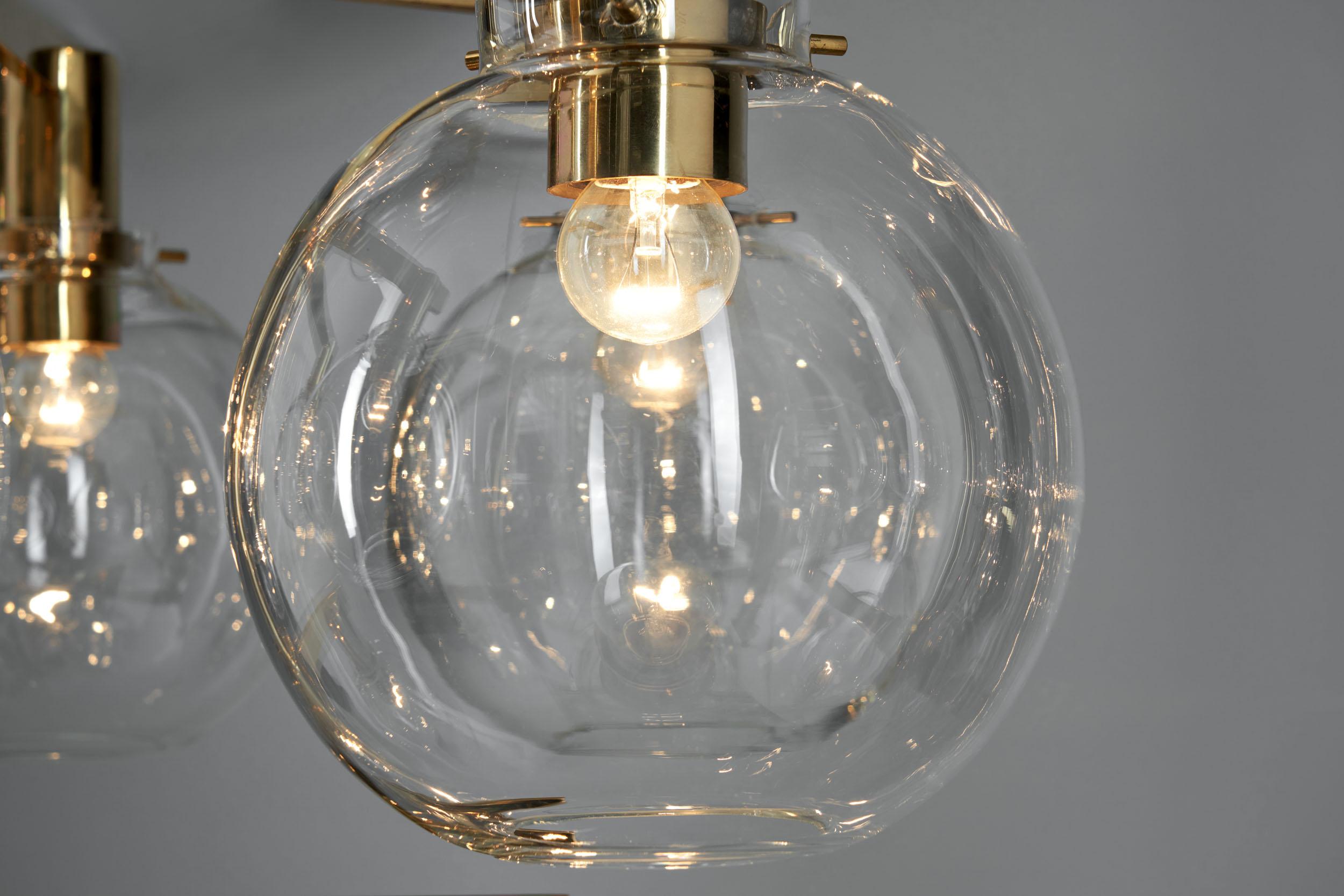 Hans-Agne Jakobsson Model “T-348/12” Ceiling Lamp, Sweden 1960s For Sale 3