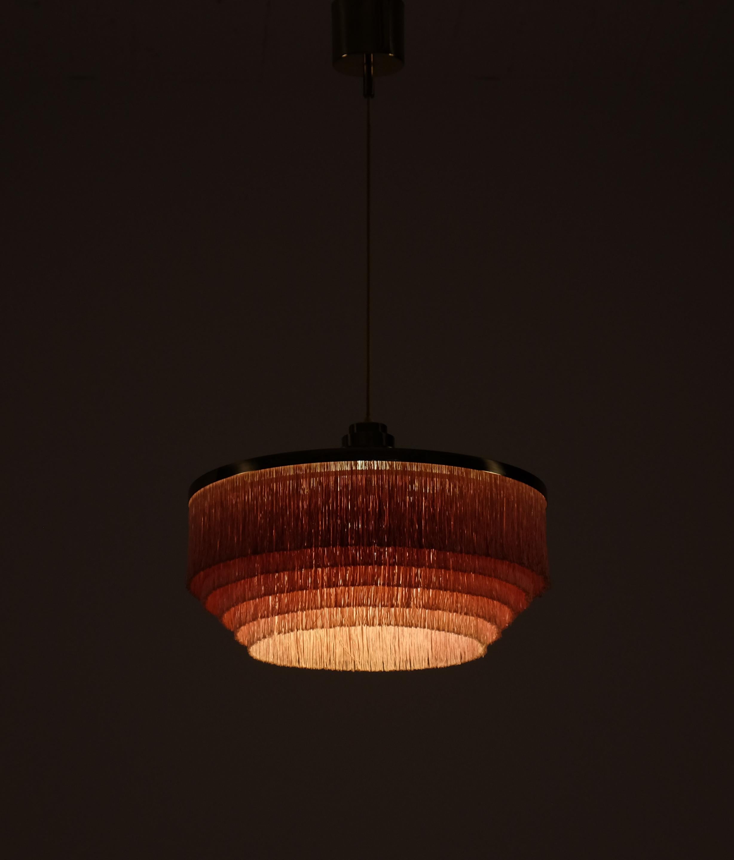 Scandinavian Modern Hans-Agne Jakobsson Model T603 Pendant, 1960s For Sale