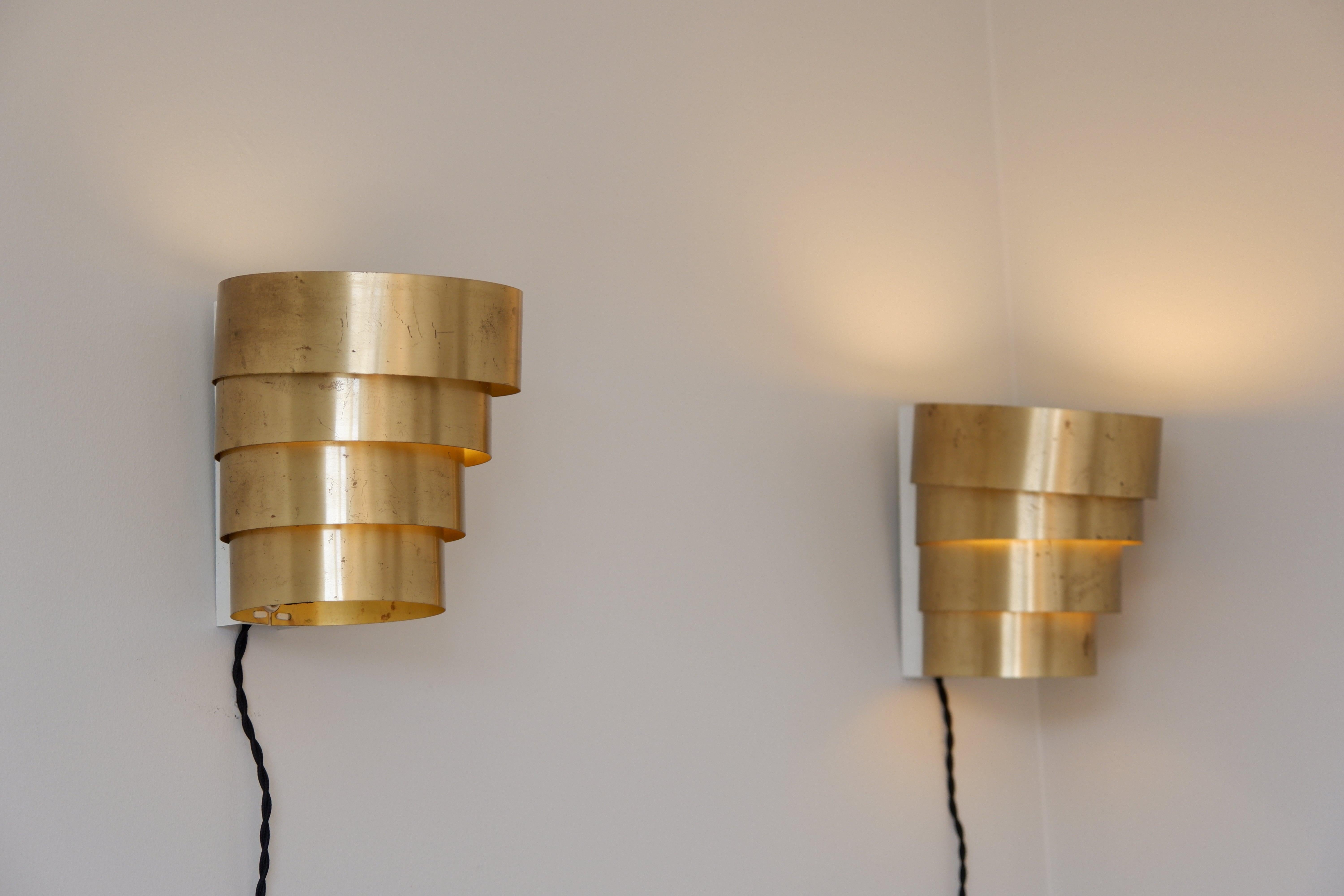 Hans Agne Jakobsson model V312 in brass circa 1960, Sweden. For Sale 5