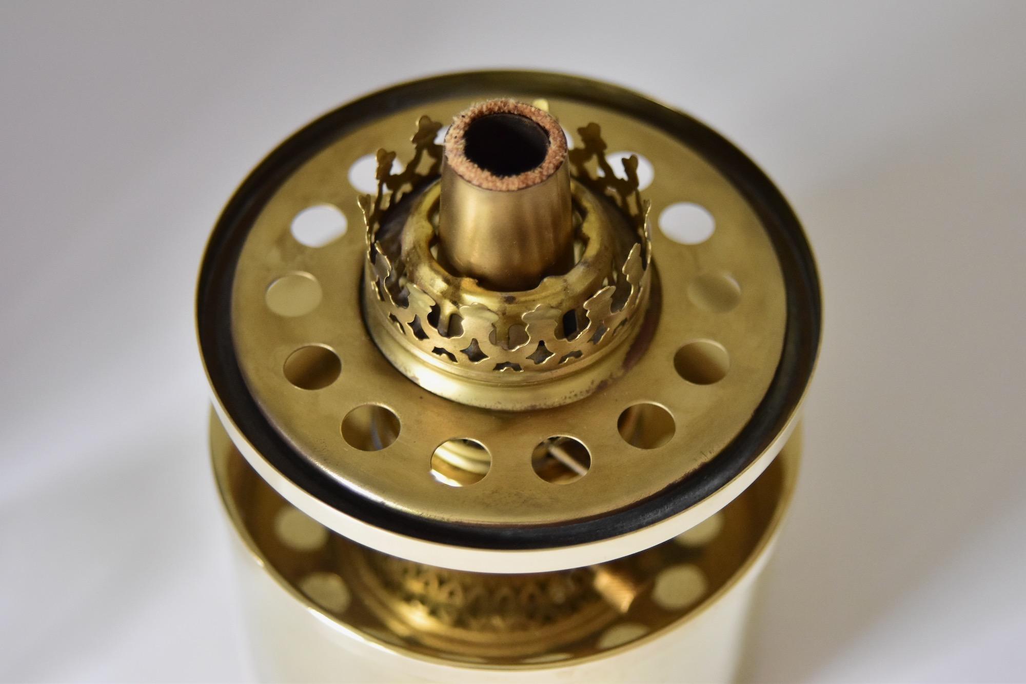 Hans Agne Jakobsson Oil Lamp Markaryd Sweden, 1950s Typ L47 In Good Condition In Krefeld, DE