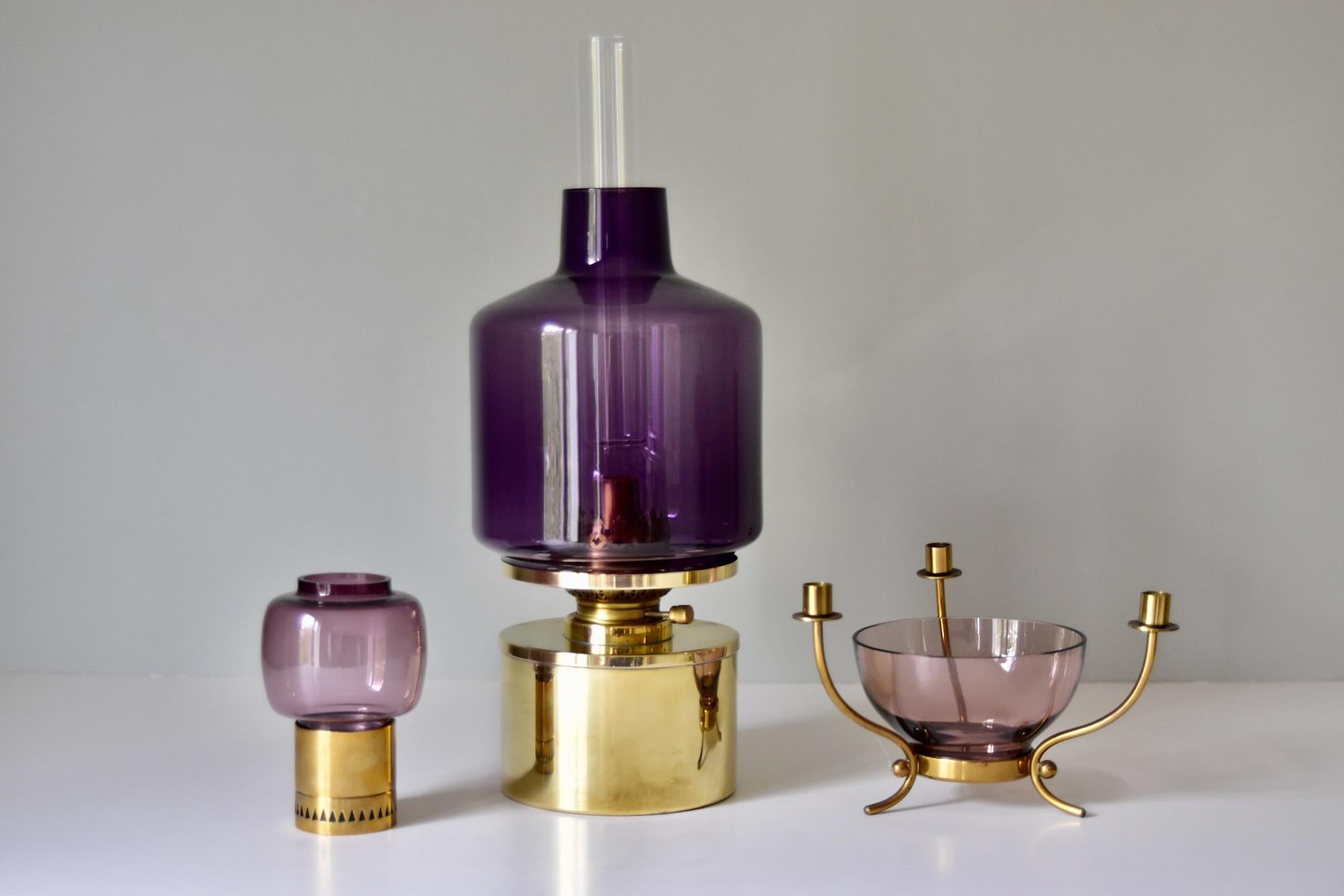 Hans Agne Jakobsson Oil Lamp Markaryd Sweden, 1950s Typ L47 2
