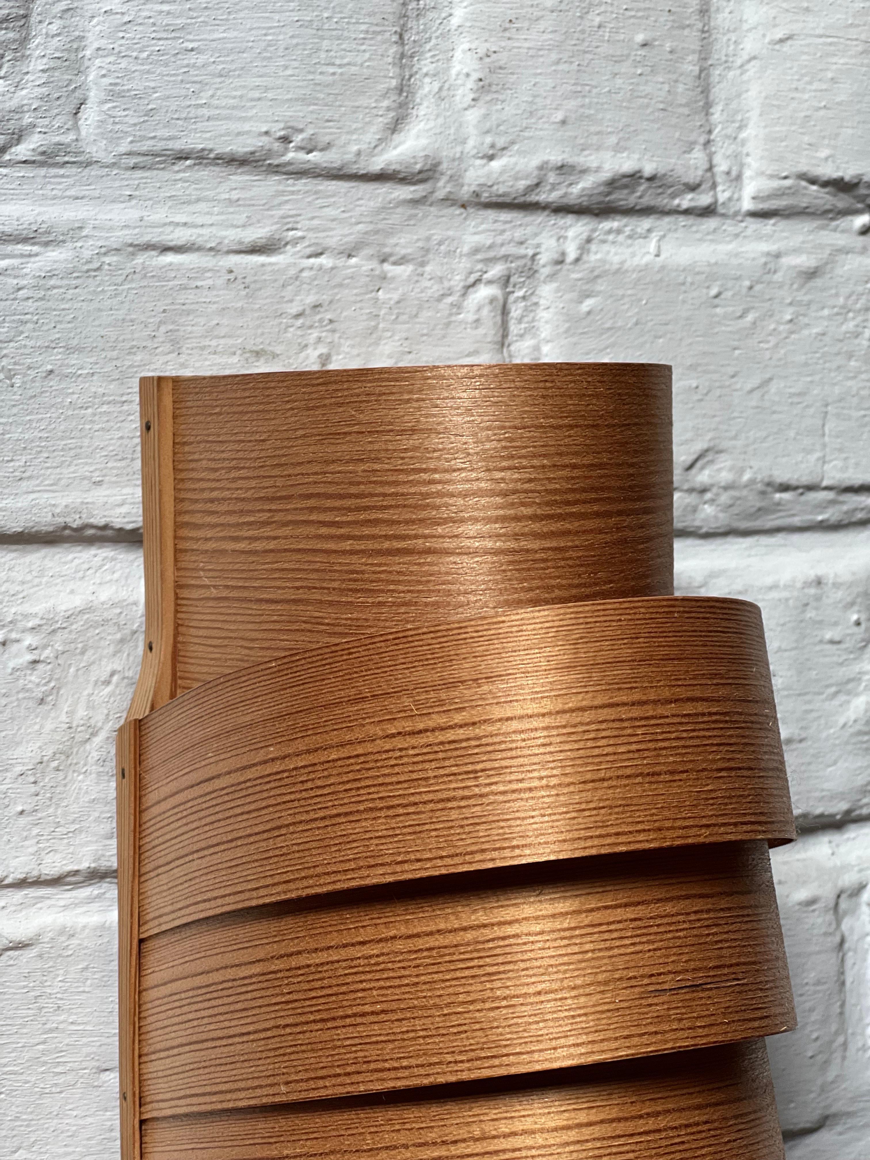 Swedish Hans Agne Jakobsson pair of rare Pine Wall Lamps Mid-century 1960's Sweden For Sale