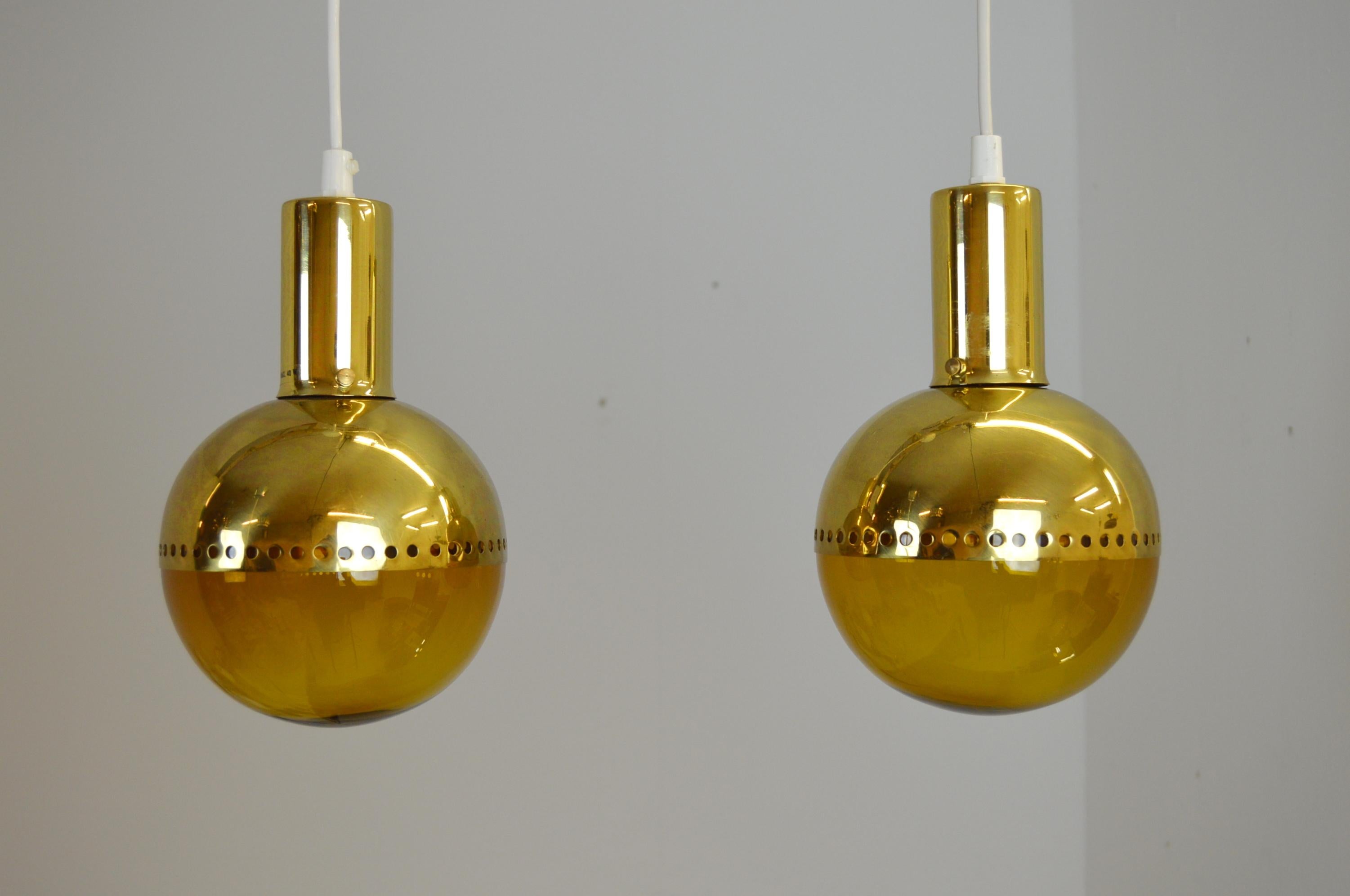 Brass Hans-Agne Jakobsson Patricia Lamps For Sale