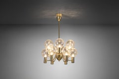 Hans-Agne Jakobsson "Patricia T372/12" Chandelier for Markaryd, Sweden, 1960s
