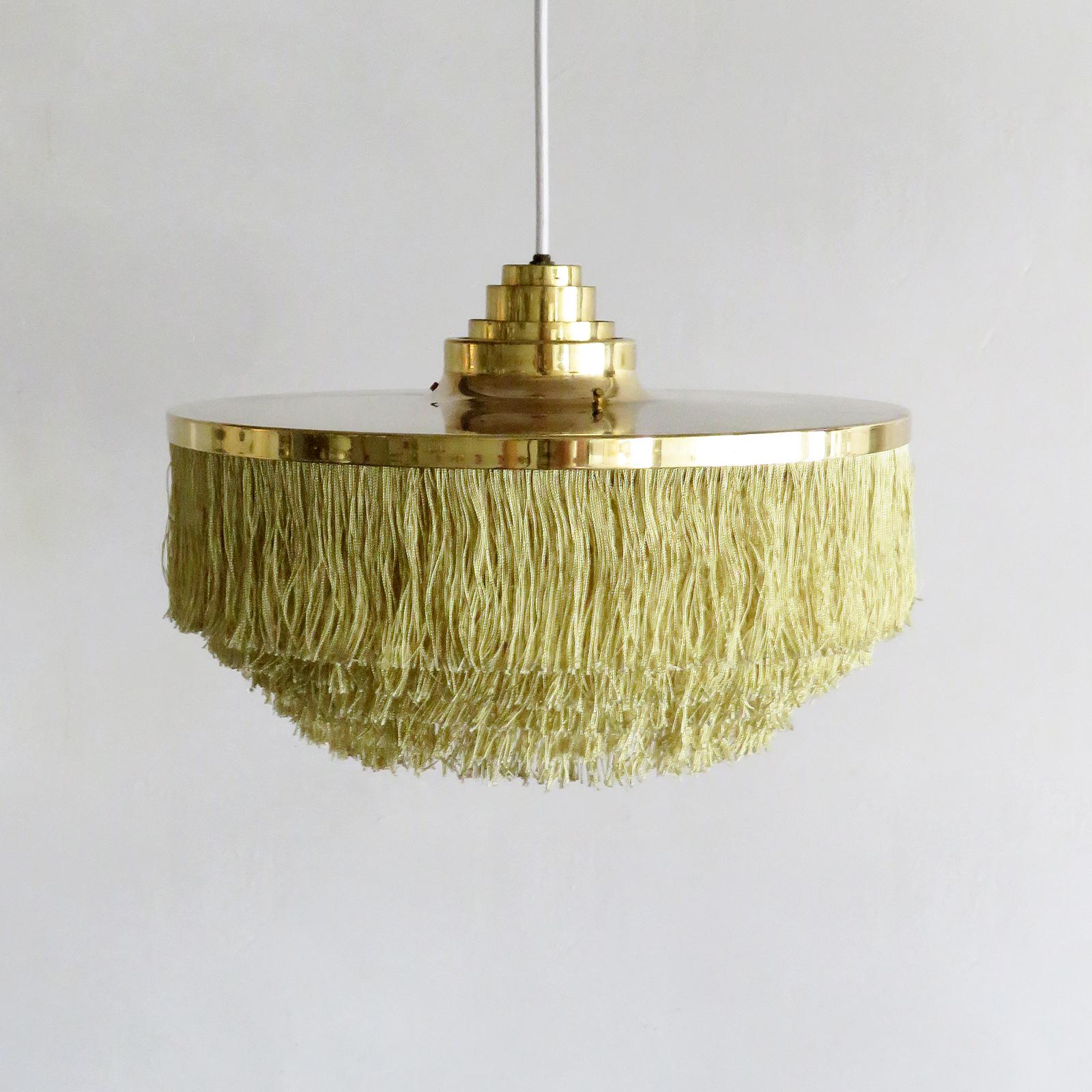 Hans-Agne Jakobsson Pendant Lamp Model T-603, 1960 In Good Condition For Sale In Los Angeles, CA