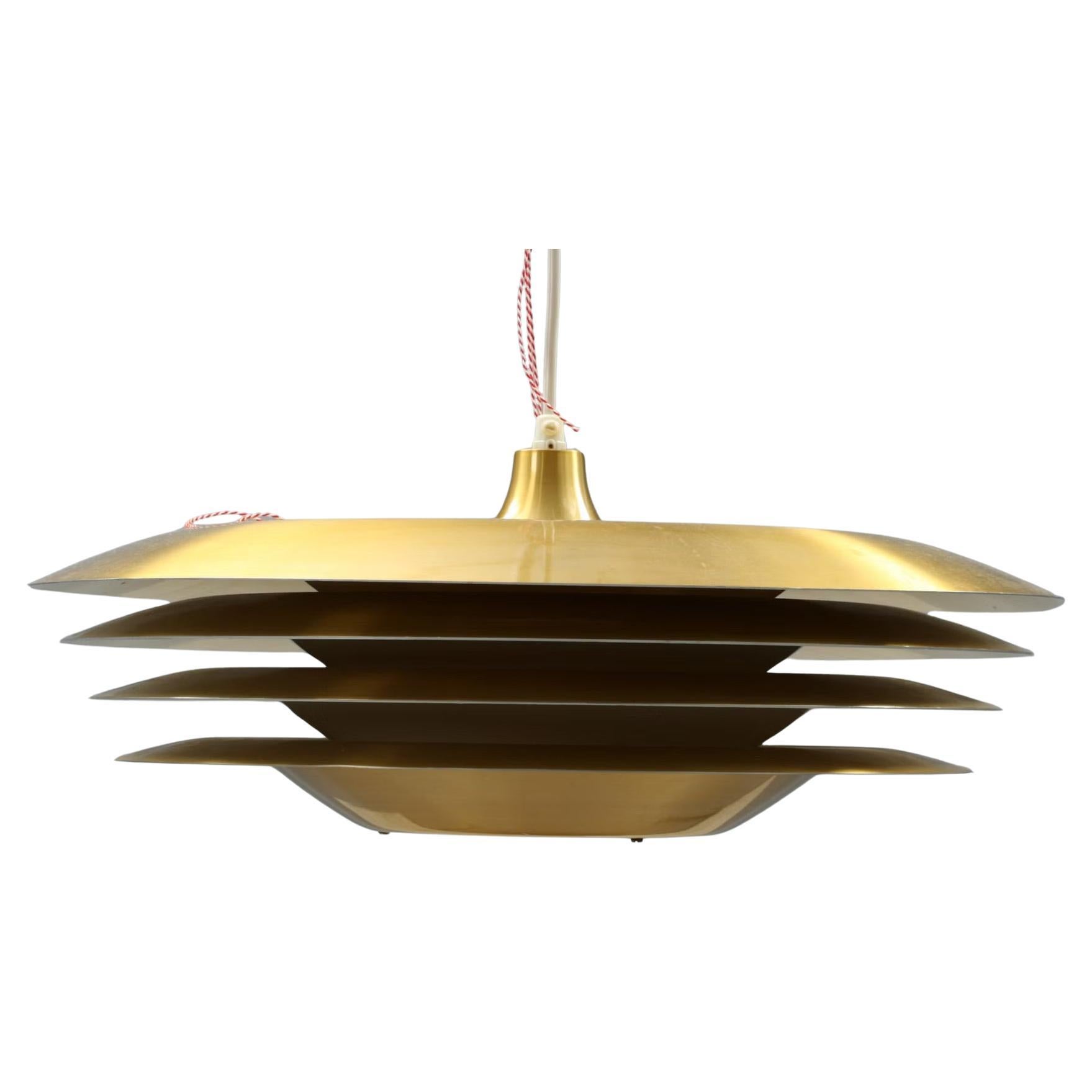 Hans Agne Jakobsson pendant light brass Sweden 60s im Angebot