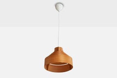 Hans-Agne Jakobsson, Pendant Light, Pine, Sweden, 1970s