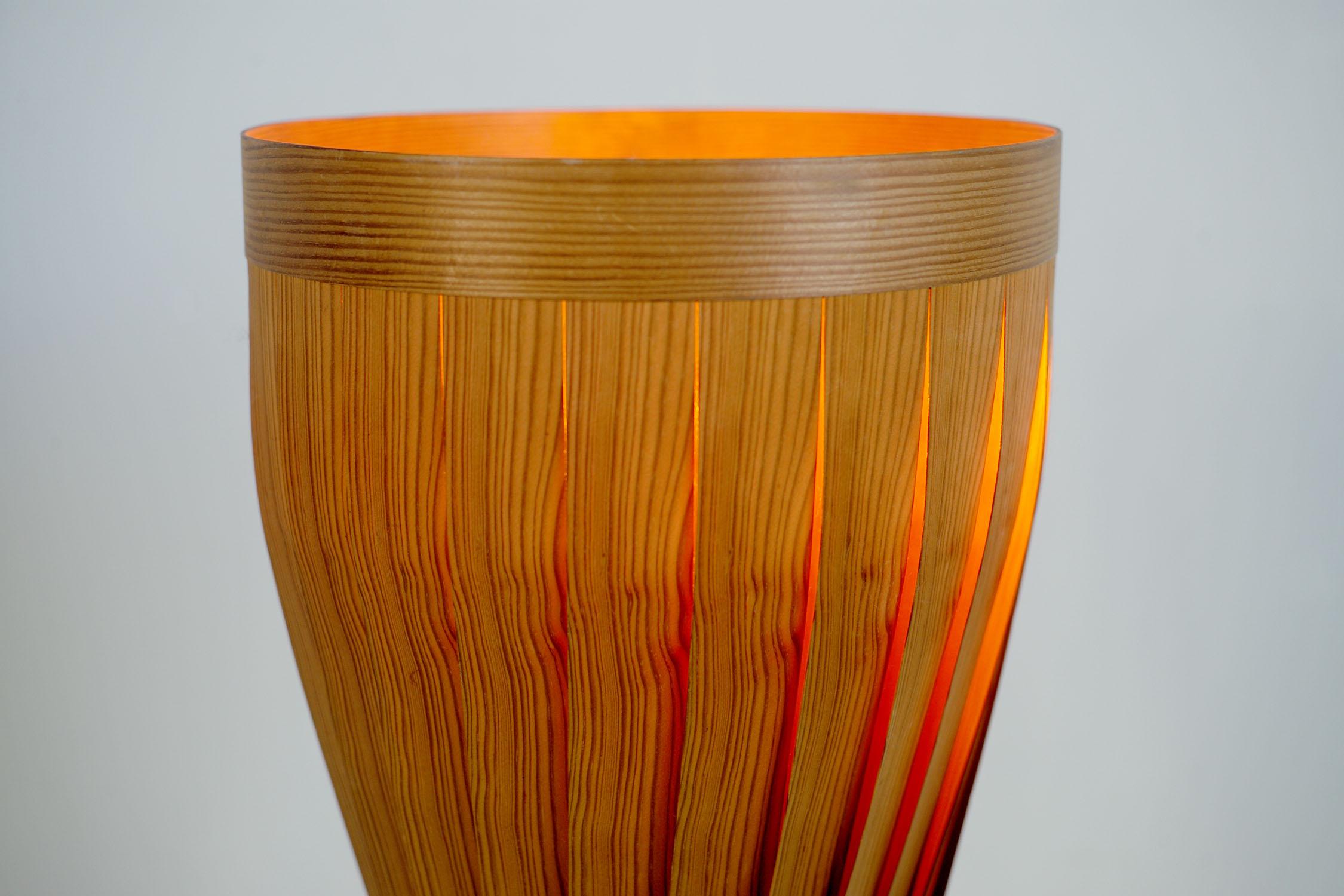 Hans Agne Jakobsson, lampadaire à lattes en pin, Suède 1960 en vente 1