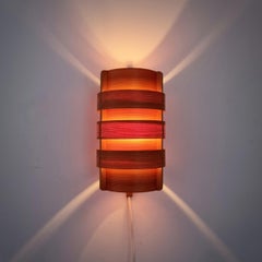 Hans Agne Jakobsson, Pine Wall Light, Markaryd Sweden, Scandinavian Modern