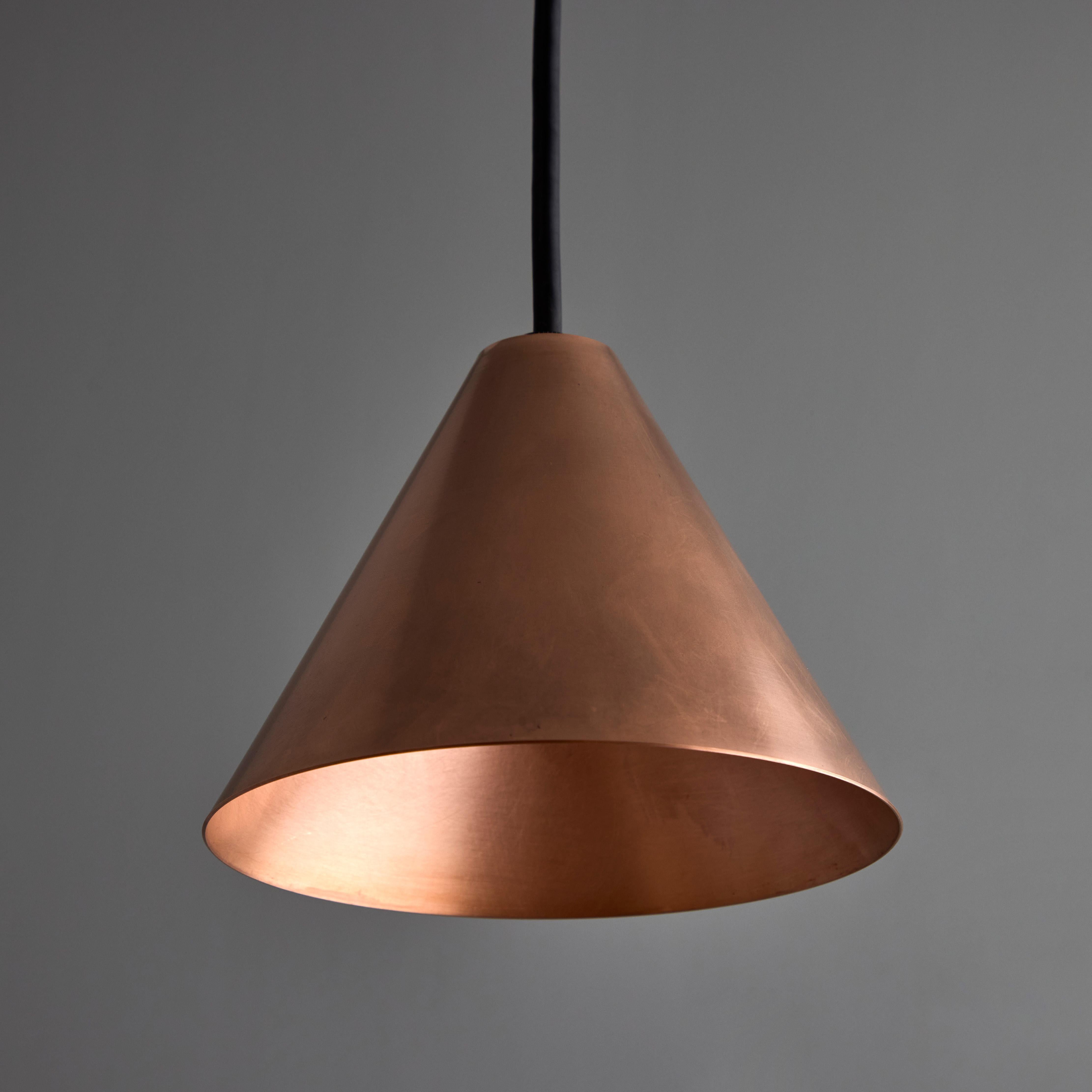 Hans-Agne Jakobsson Polished Copper 'Mini-Tratten' Outdoor Pendant For Sale 4