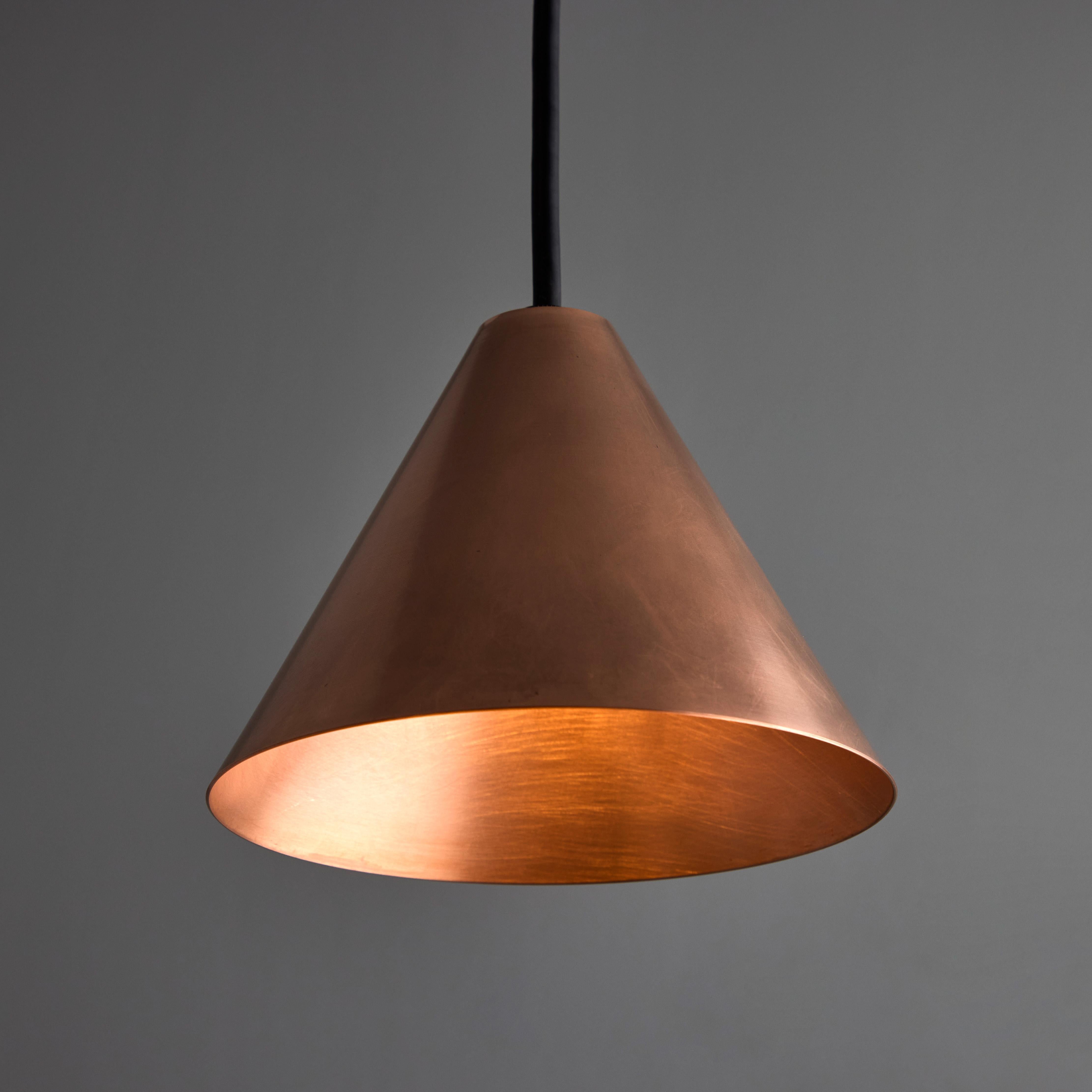 Hans-Agne Jakobsson Polished Copper 'Mini-Tratten' Outdoor Pendant For Sale 5