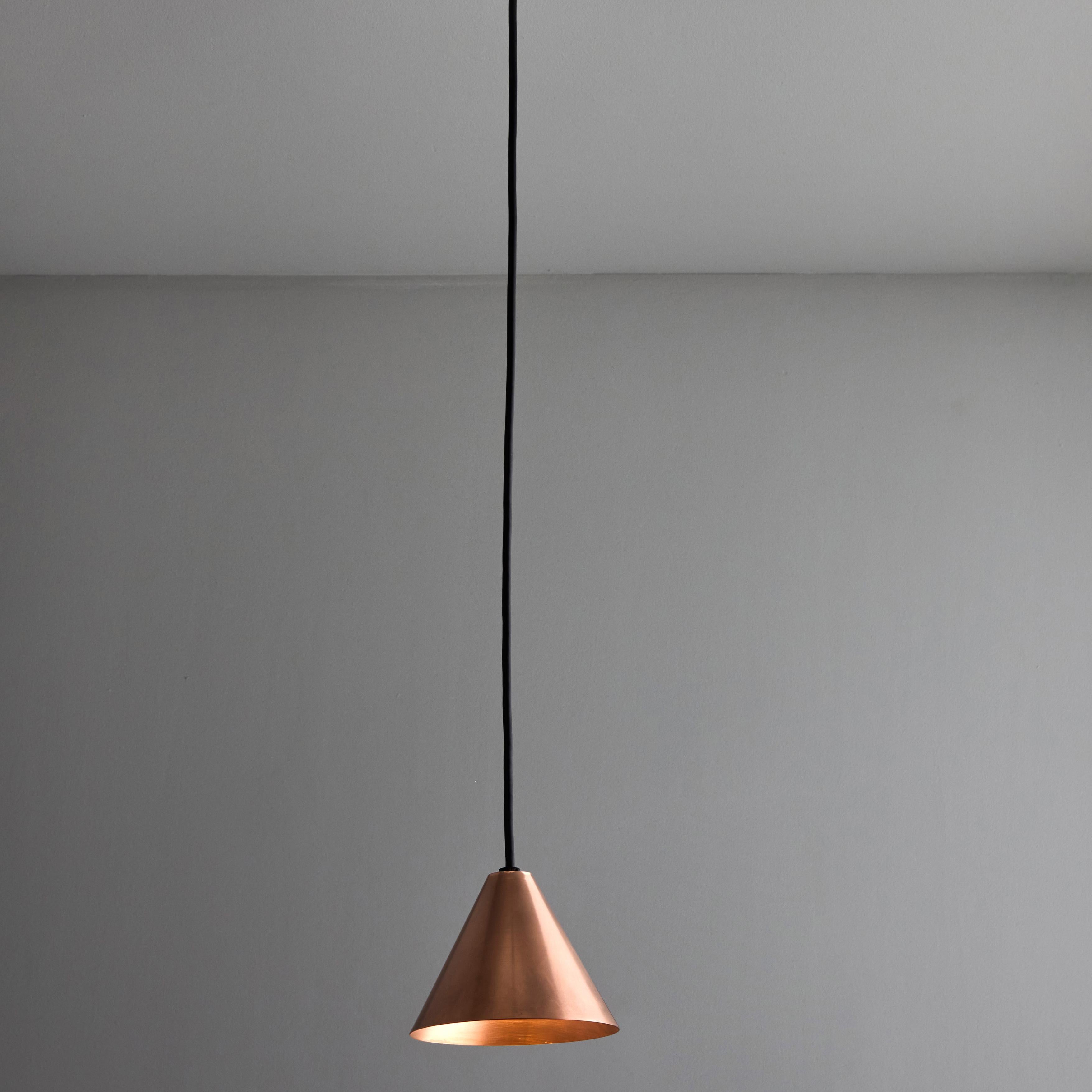 Hans-Agne Jakobsson Polished Copper 'Mini-Tratten' Outdoor Pendant For Sale 9