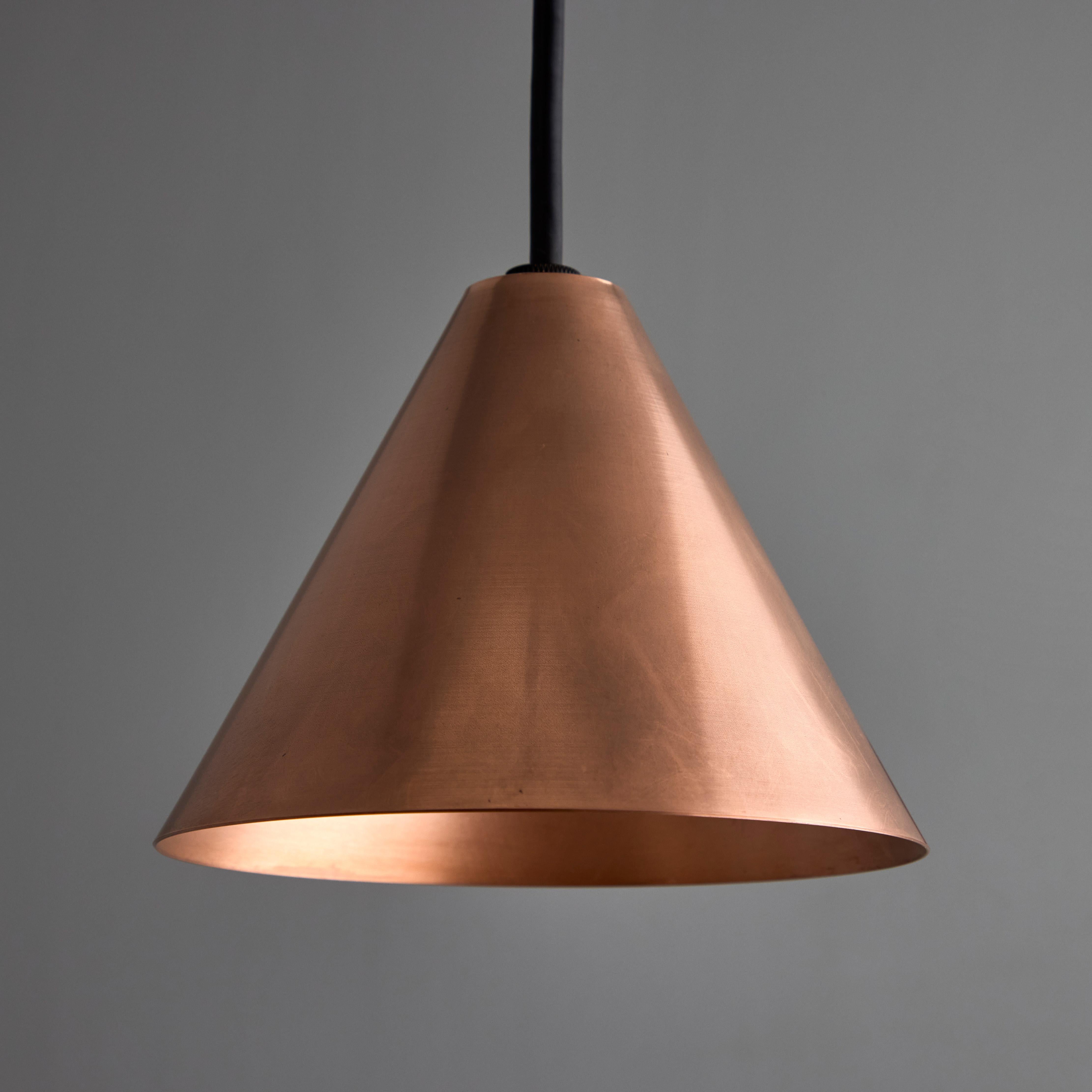 Hans-Agne Jakobsson Polished Copper 'Mini-Tratten' Outdoor Pendant For Sale 3