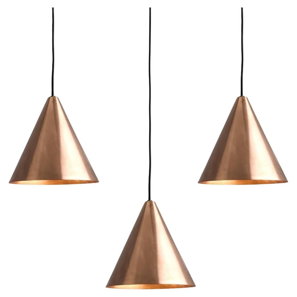 Hans-Agne Jakobsson Polished Copper 'Tratten' Outdoor Pendant