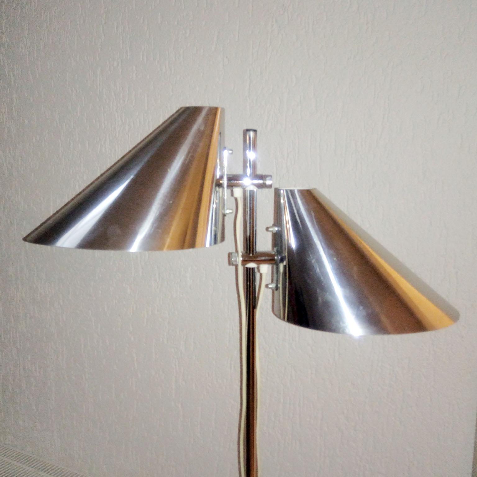 Hans Agne Jakobsson Rare G-185 Cone Shape Floor Lamp by Markaryd Sweden, 1960s In Good Condition In Bochum, NRW