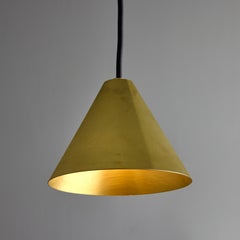 Hans-Agne Jakobsson Raw Brass 'Mini-Tratten' Outdoor Pendant