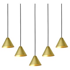 Hans-Agne Jakobsson Raw Brass 'Mini-Tratten' Pendant