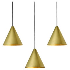 Hans-Agne Jakobsson Raw Brass 'Tratten' Pendant